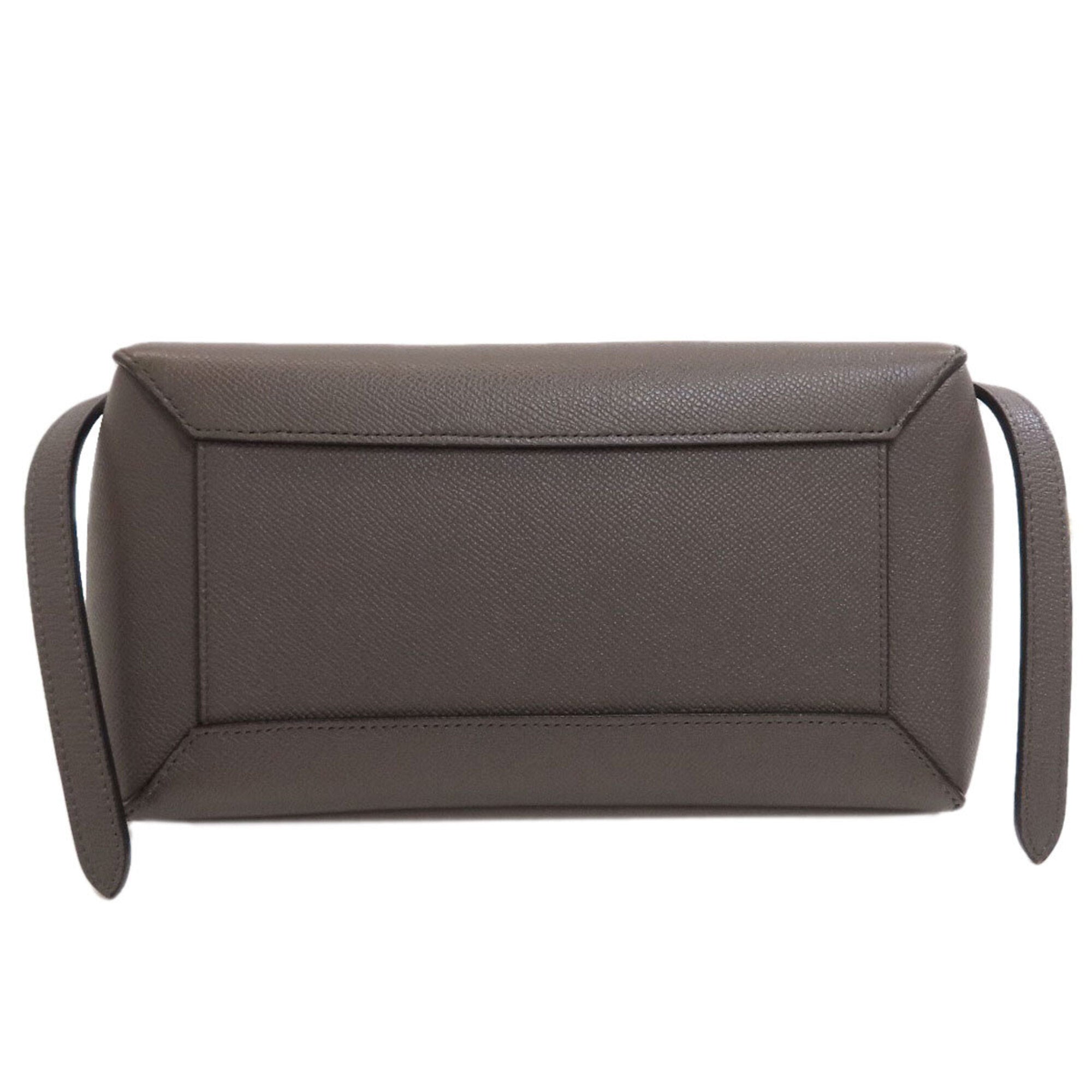 Celine Gray Leather Handbag (Pre-Owned)