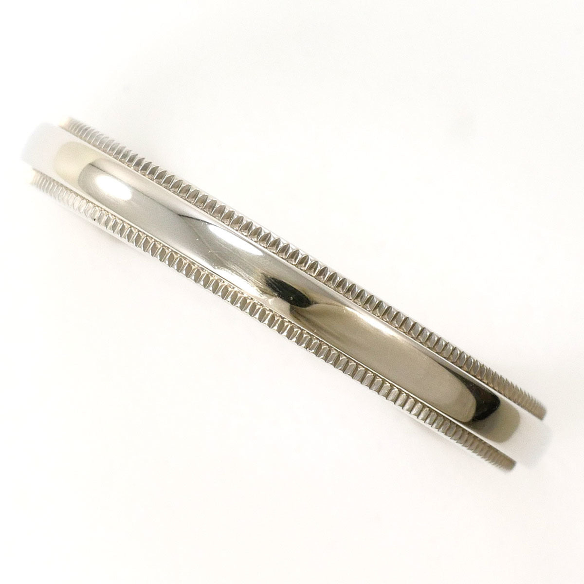 Tiffany Platinum Platinum 950 Band Ring (Pre-Owned)