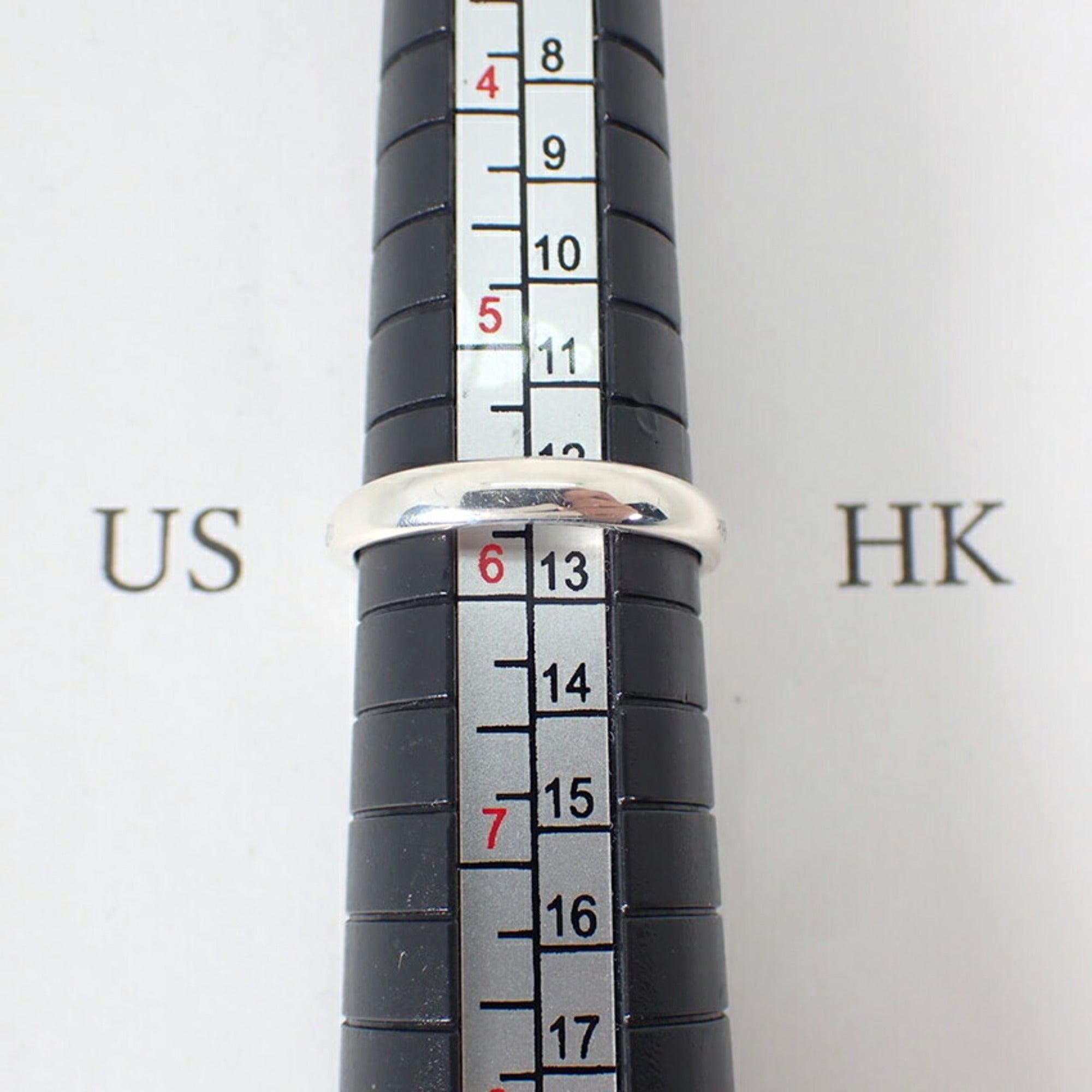 Tiffany Sterling Silver 925 Band Ring (Pre-Owned)
