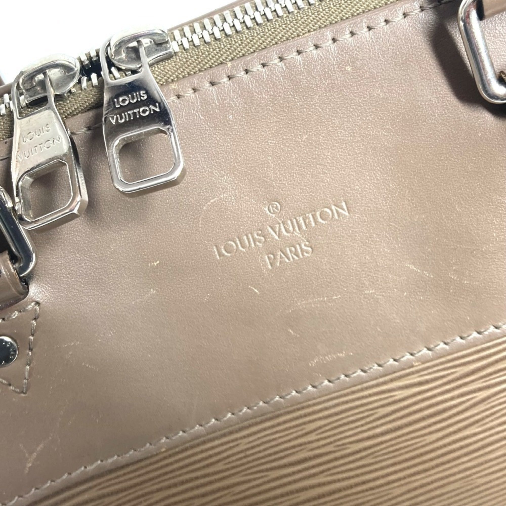 Louis Vuitton Brown Taupe Epi Leather Briefcase Handbag Tote Bag (Pre-Owned)