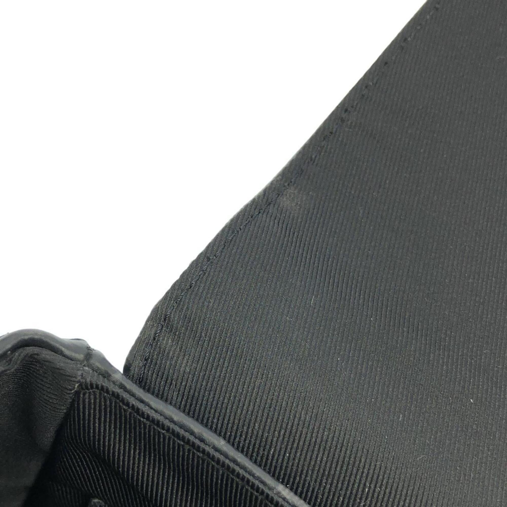 Louis Vuitton Black Coated Canvas Shoulder Bag (Pre-Owned)