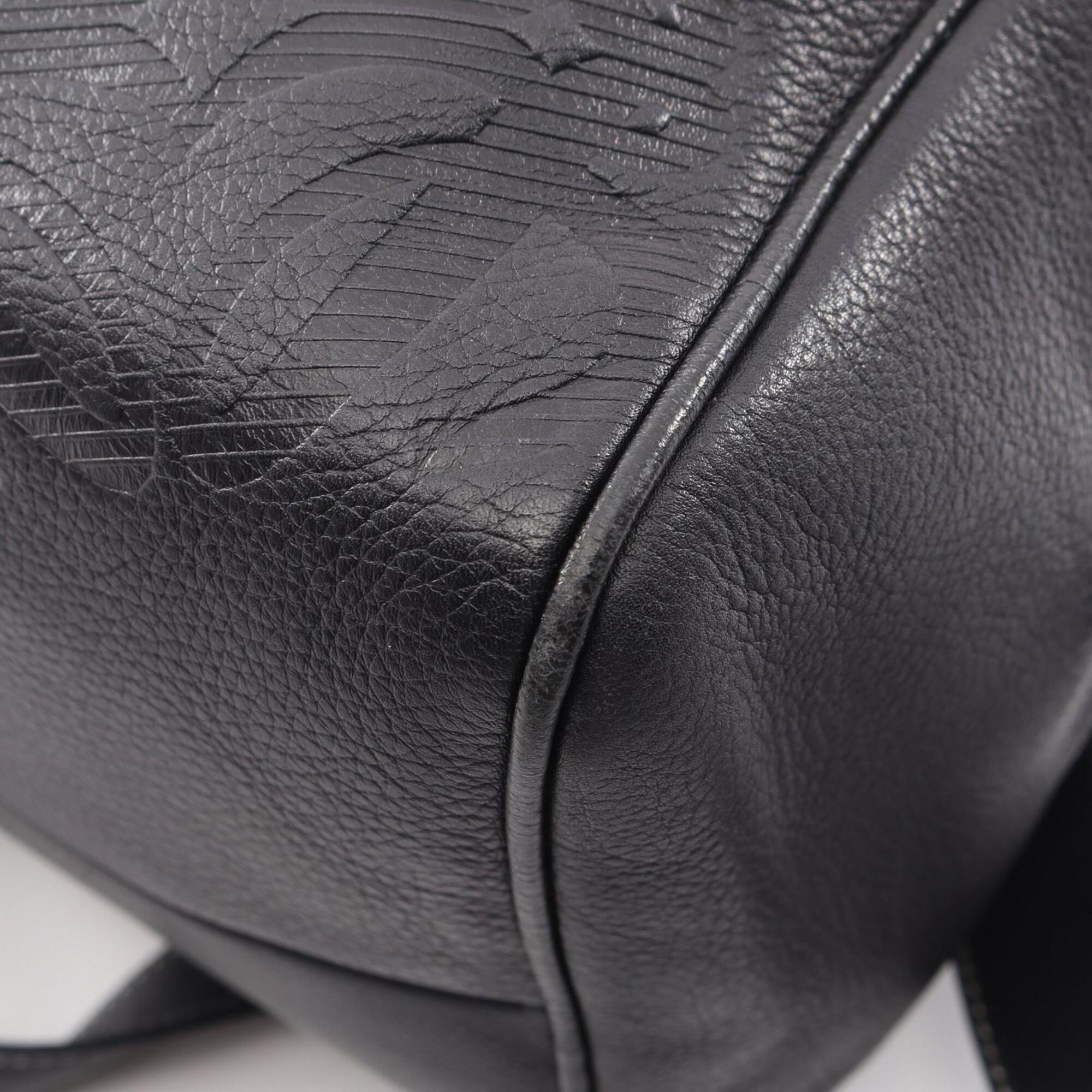 Loewe Navy Leather Handbag Shoulder Bag (Pre-Owned)