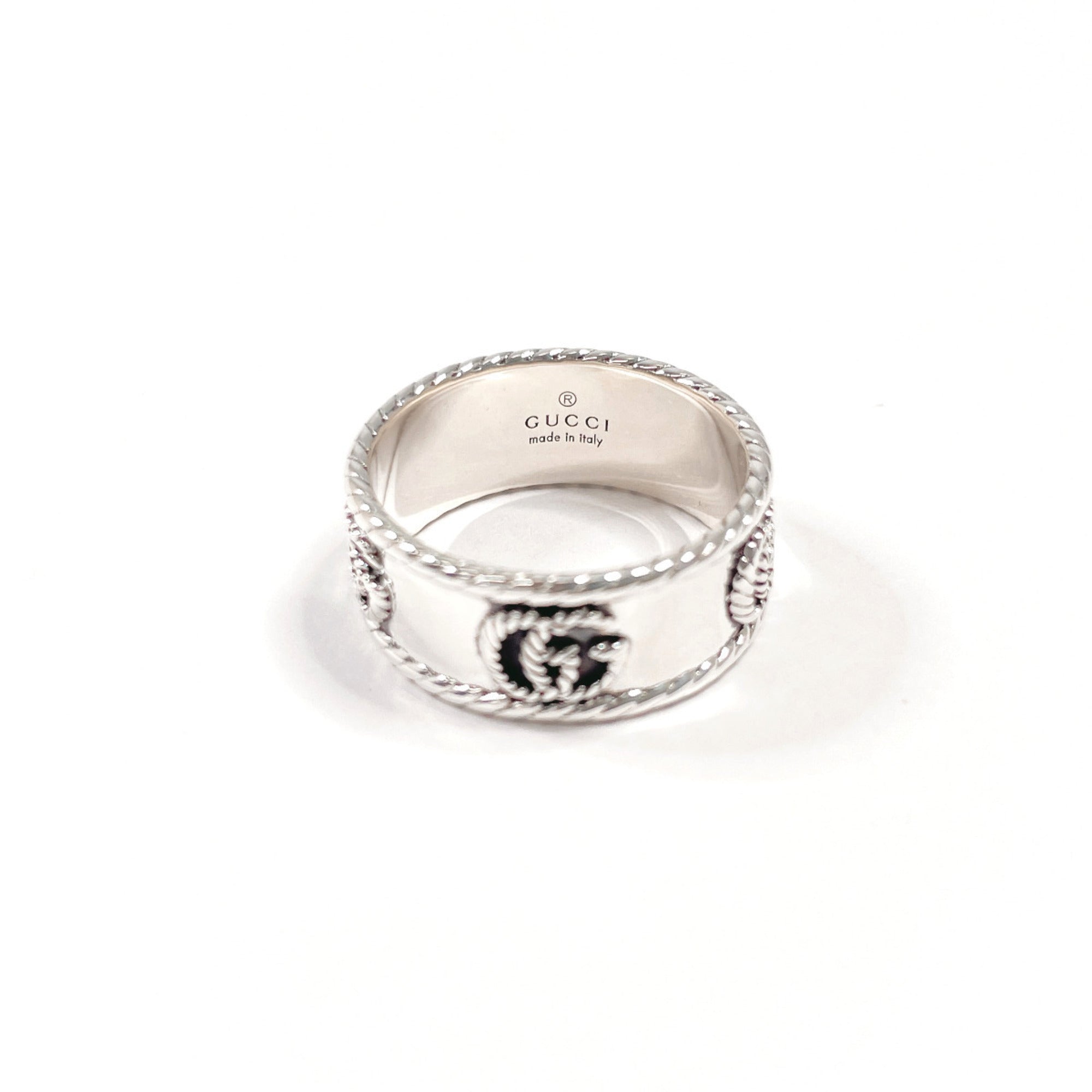 Gucci Silver Silver 925 Band Ring (Pre-Owned)