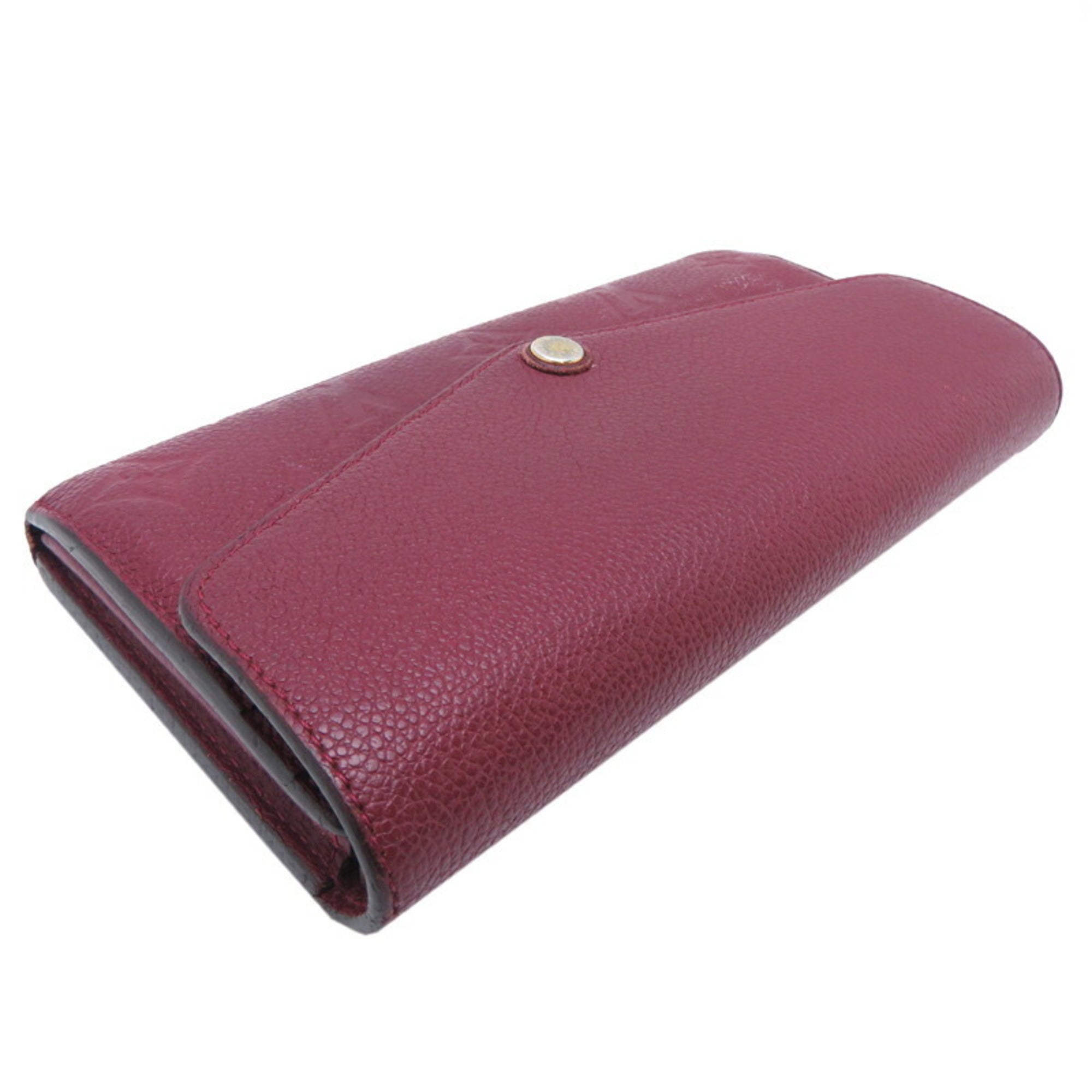 Louis Vuitton Raisin Monogram Empreinte Long Wallet (Bi-Fold) (Pre-Owned)