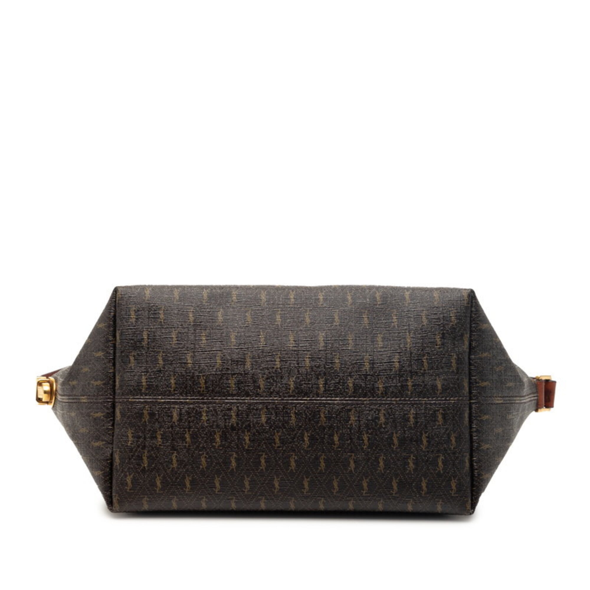 Saint Laurent Brown Pvc Shoulder Bag (Pre-Owned)