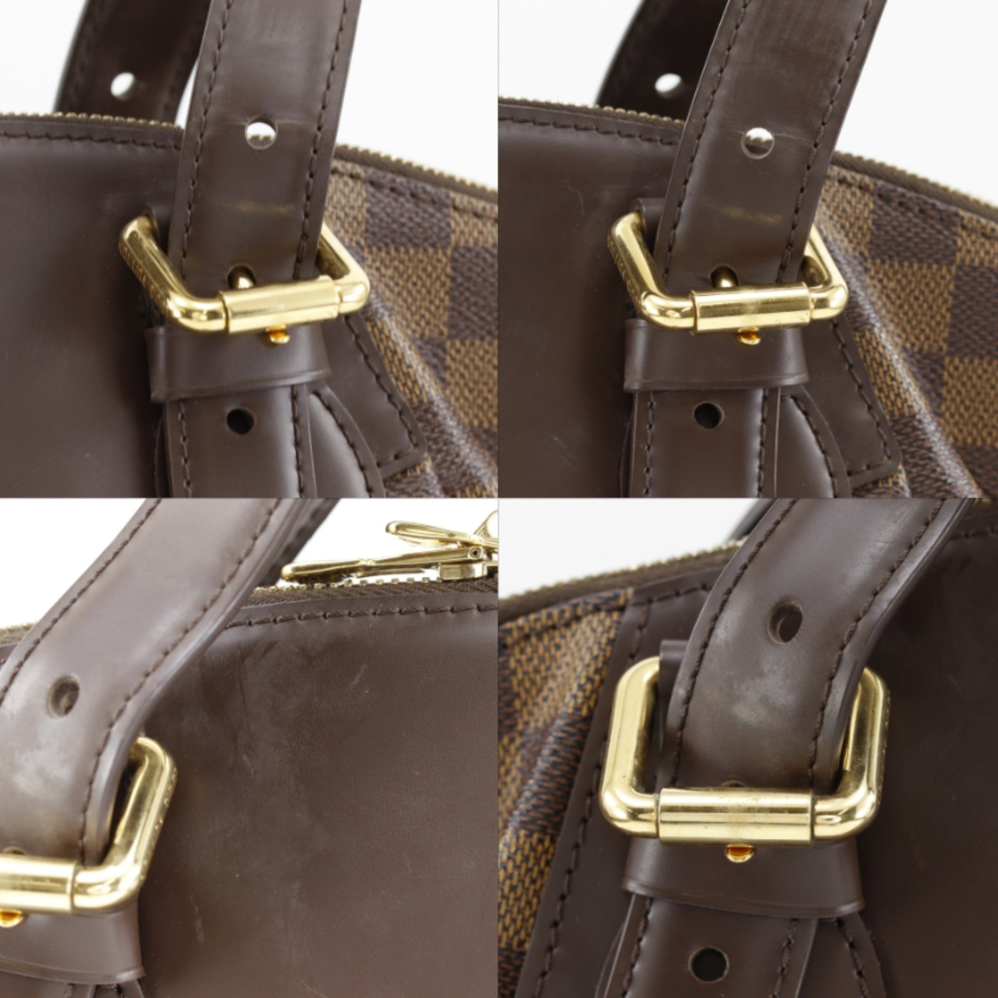 Louis Vuitton Brown Damier Canvas Tote Bag (Pre-Owned)