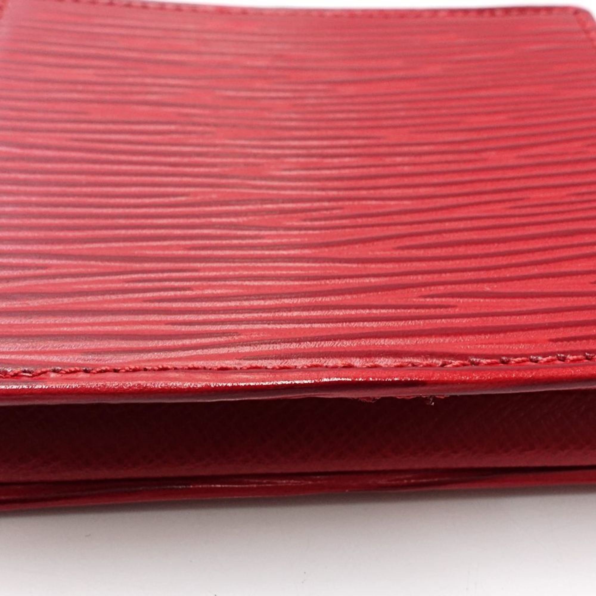 Louis Vuitton Castilian Red Epi Leather Coin Purse/Coin Case (Pre-Owned)
