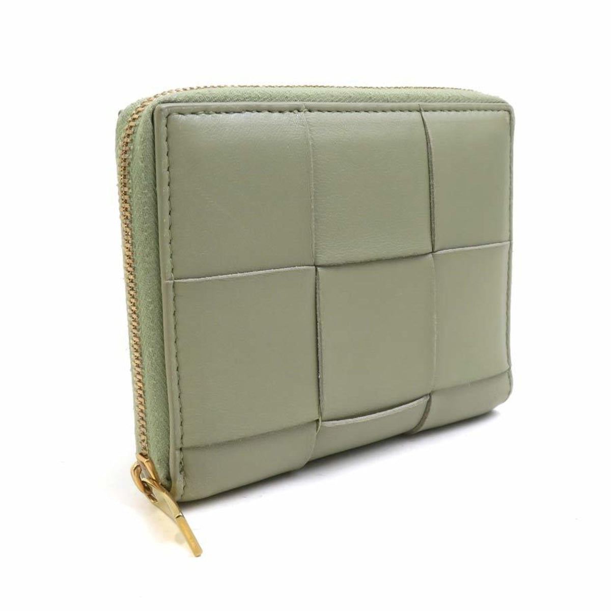 Bottega Veneta Green Leather Wallet (Bi-Fold) (Pre-Owned)