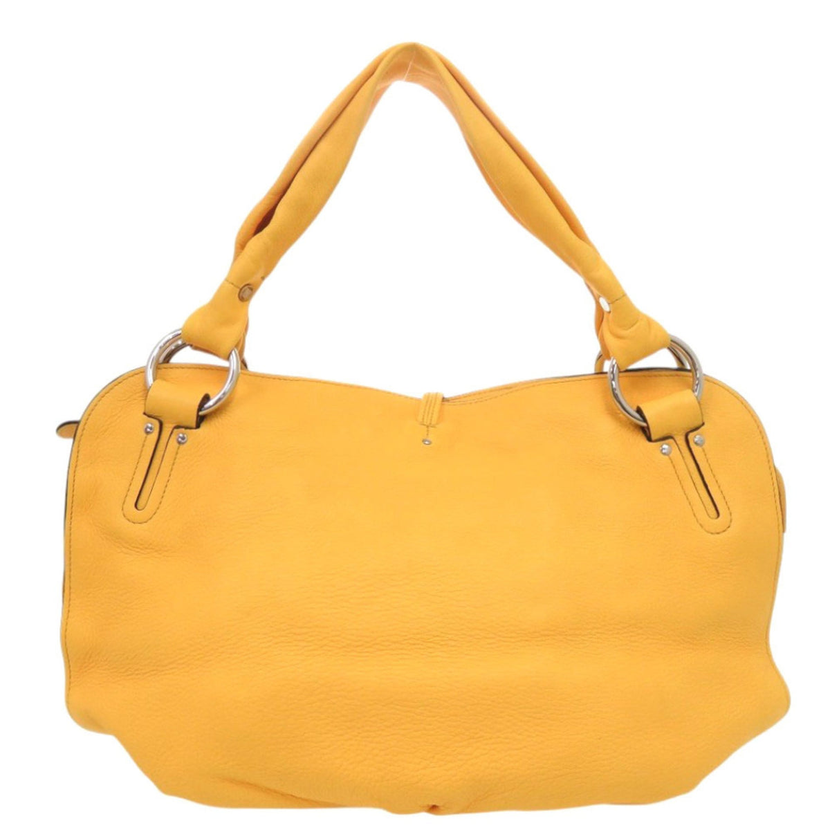 Celine Yellow Leather Handbag (Pre-Owned)