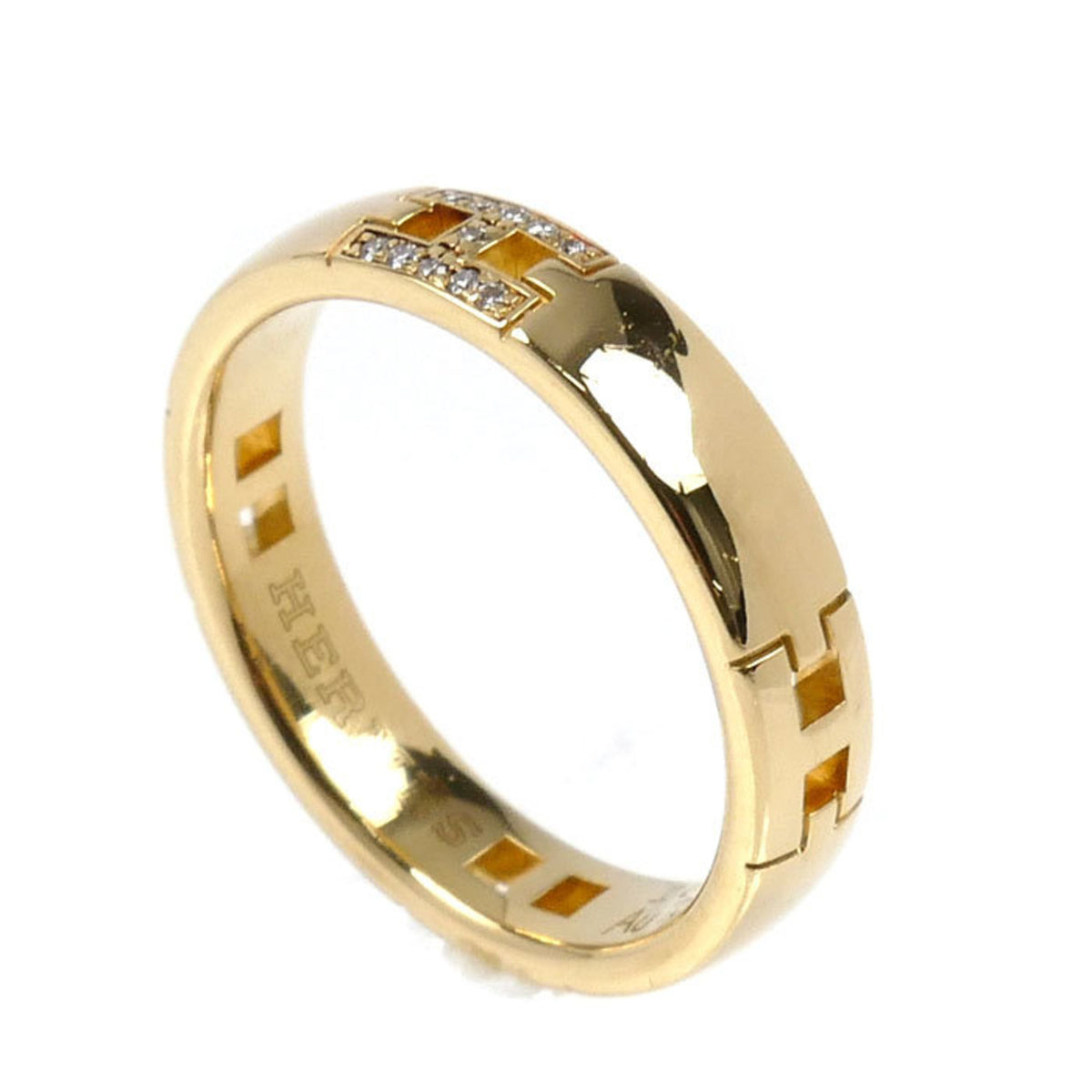 Hermes Yellow Gold (18K) Band Ring (Pre-Owned)