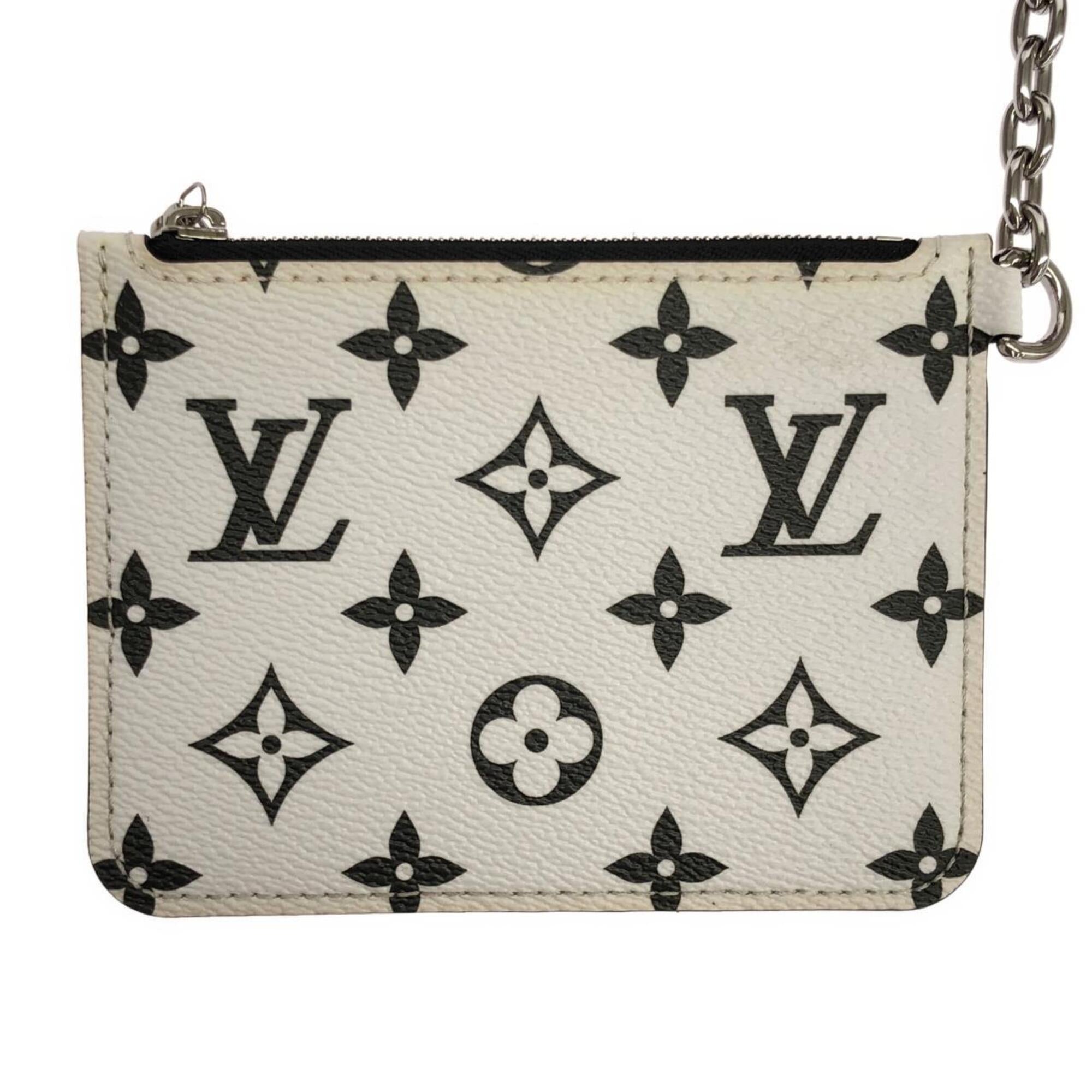 Louis Vuitton Black Leather Handbag Pouch (Pre-Owned)