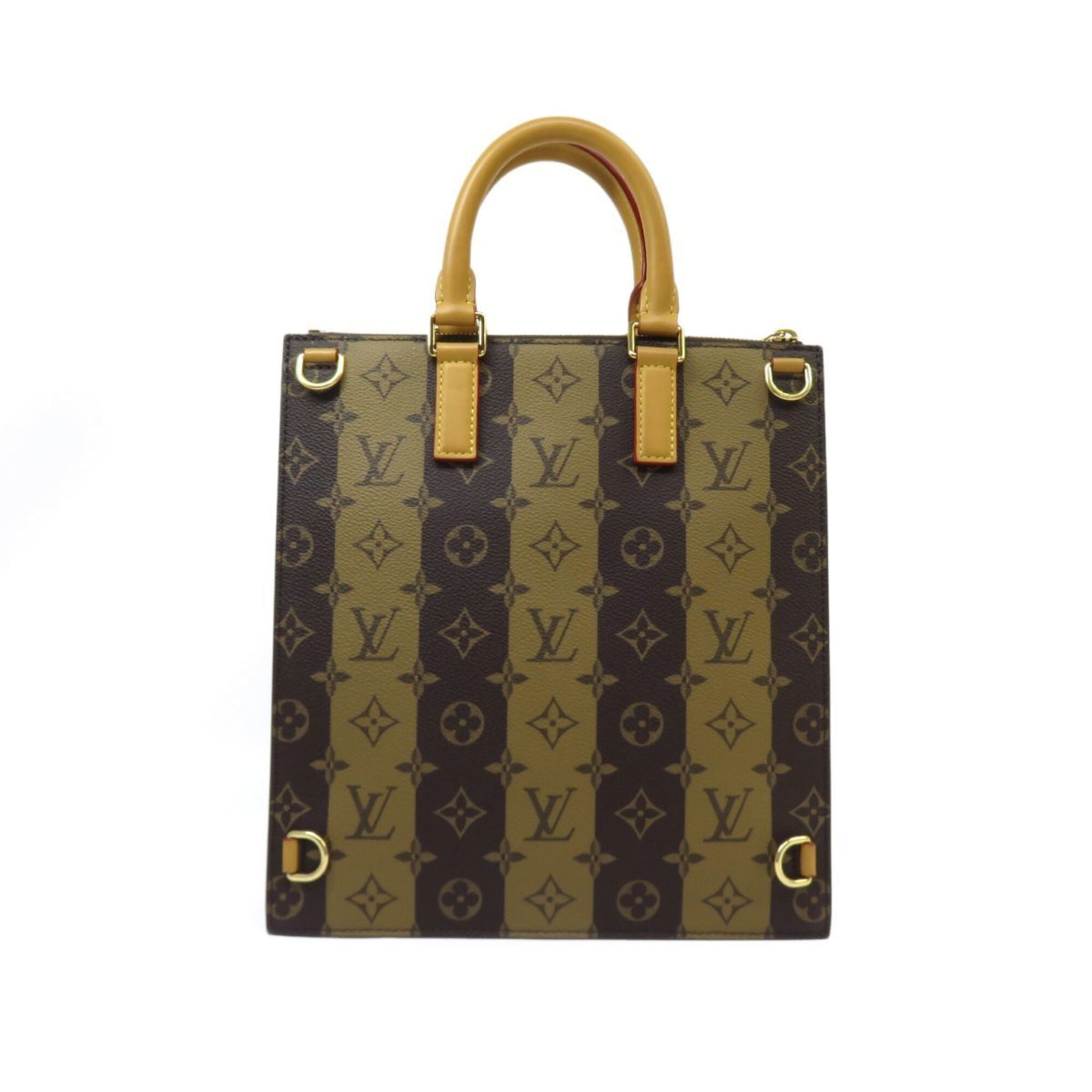 Louis Vuitton Gold Marron Shoulder Bag Tote Bag (Pre-Owned)