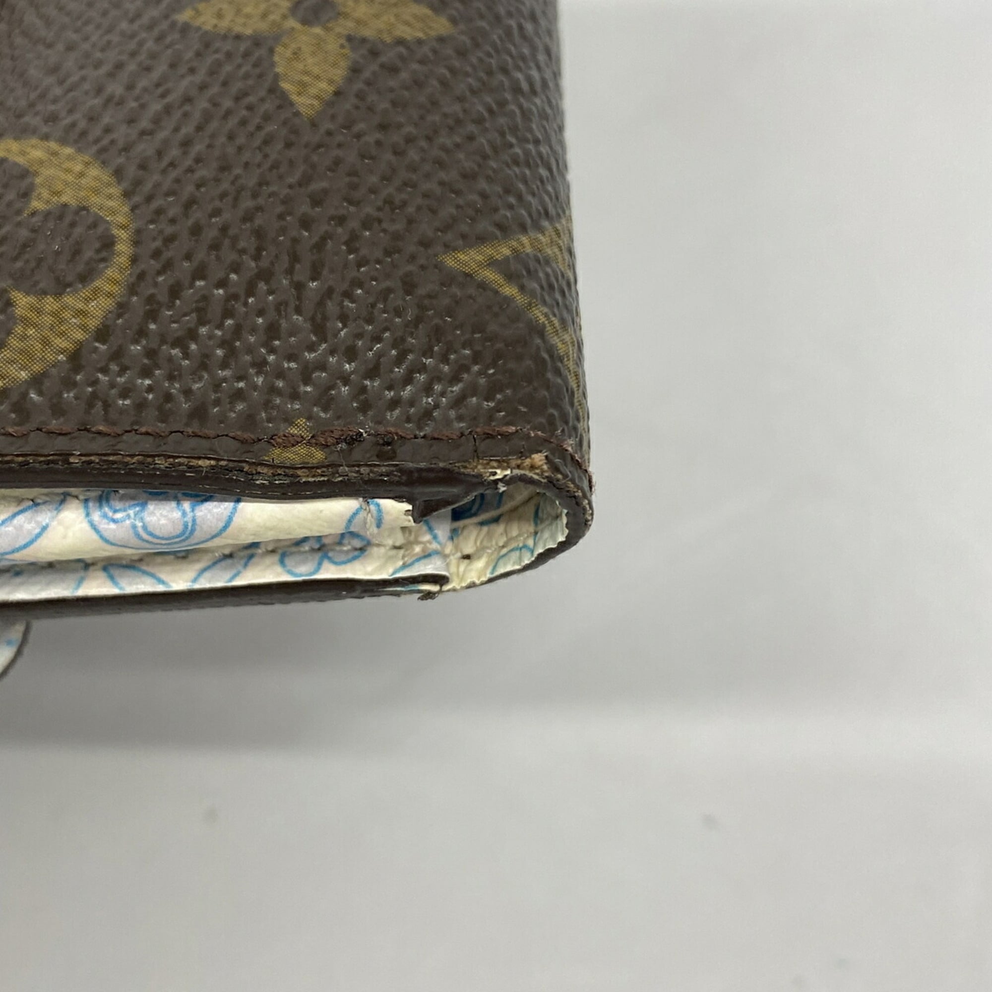 Louis Vuitton Brown Violet Wallet (Tri-Fold) (Pre-Owned)