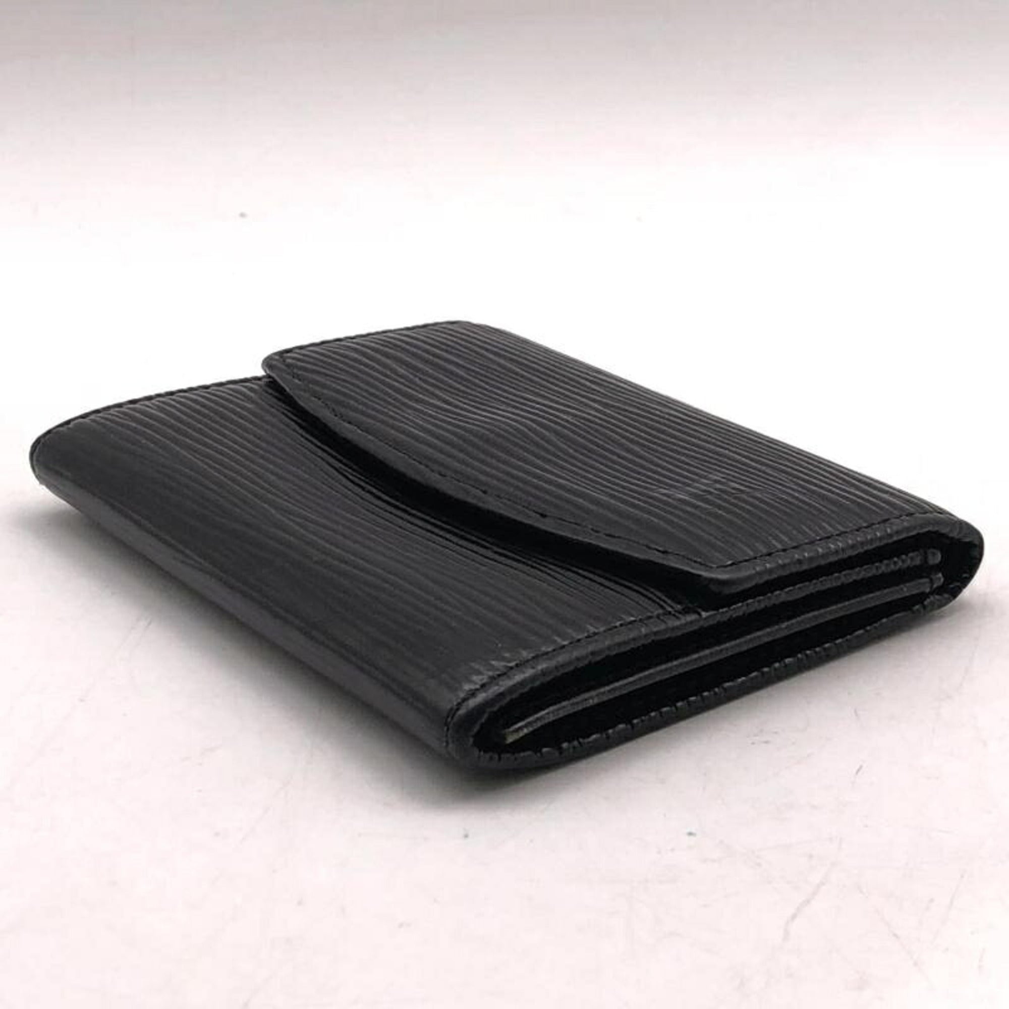 Louis Vuitton Epi Black Epi Leather Coin Purse/Coin Case (Pre-Owned)