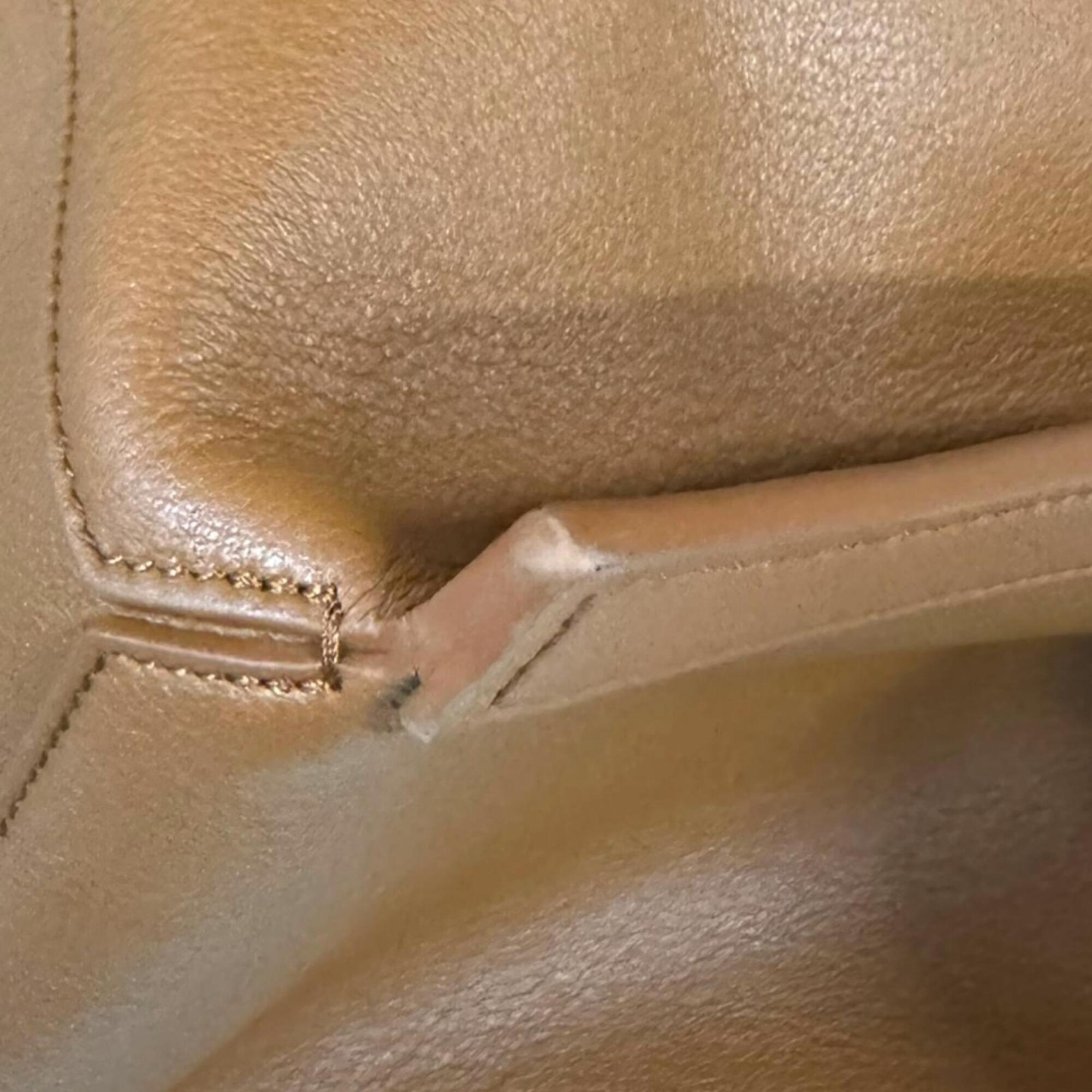 Celine Brown Camel Leather Shoulder Bag (Pre-Owned)
