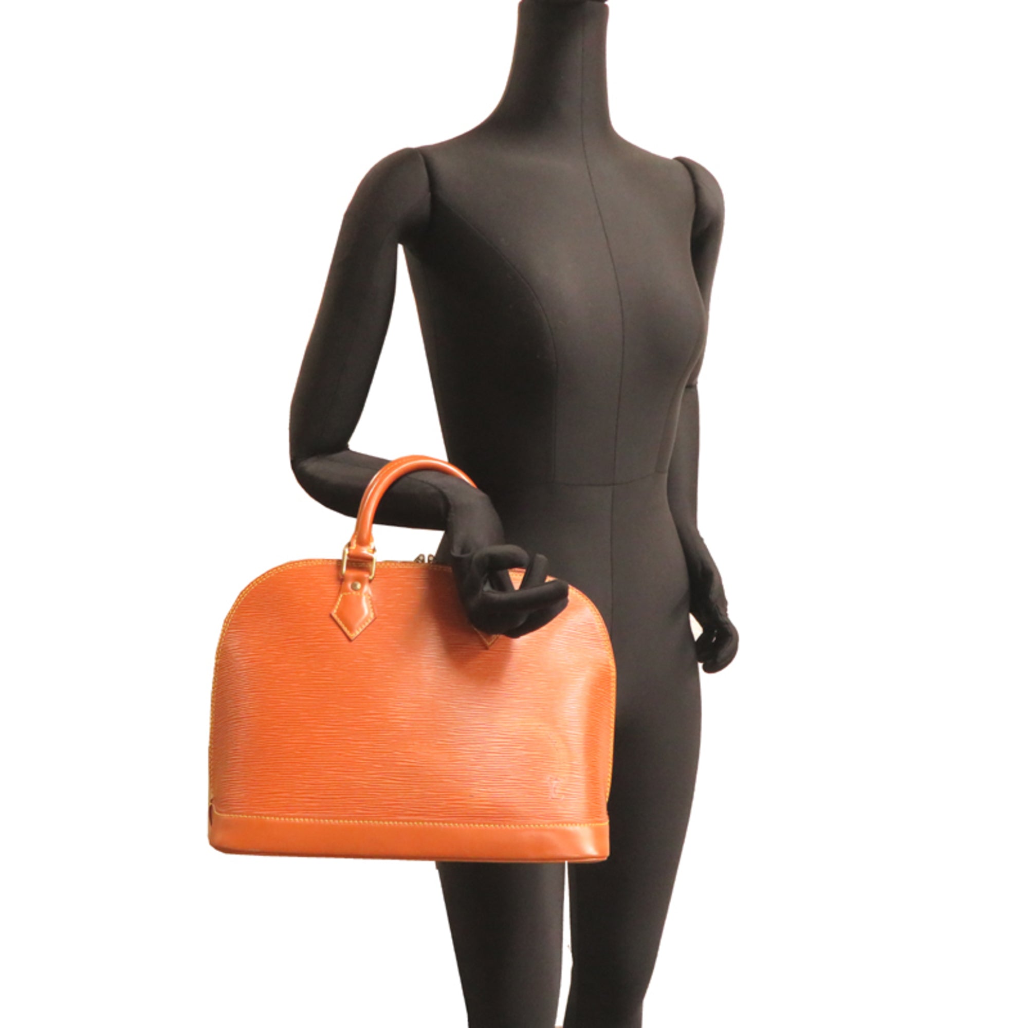 Louis Vuitton Brown Epi Leather Handbag (Pre-Owned)