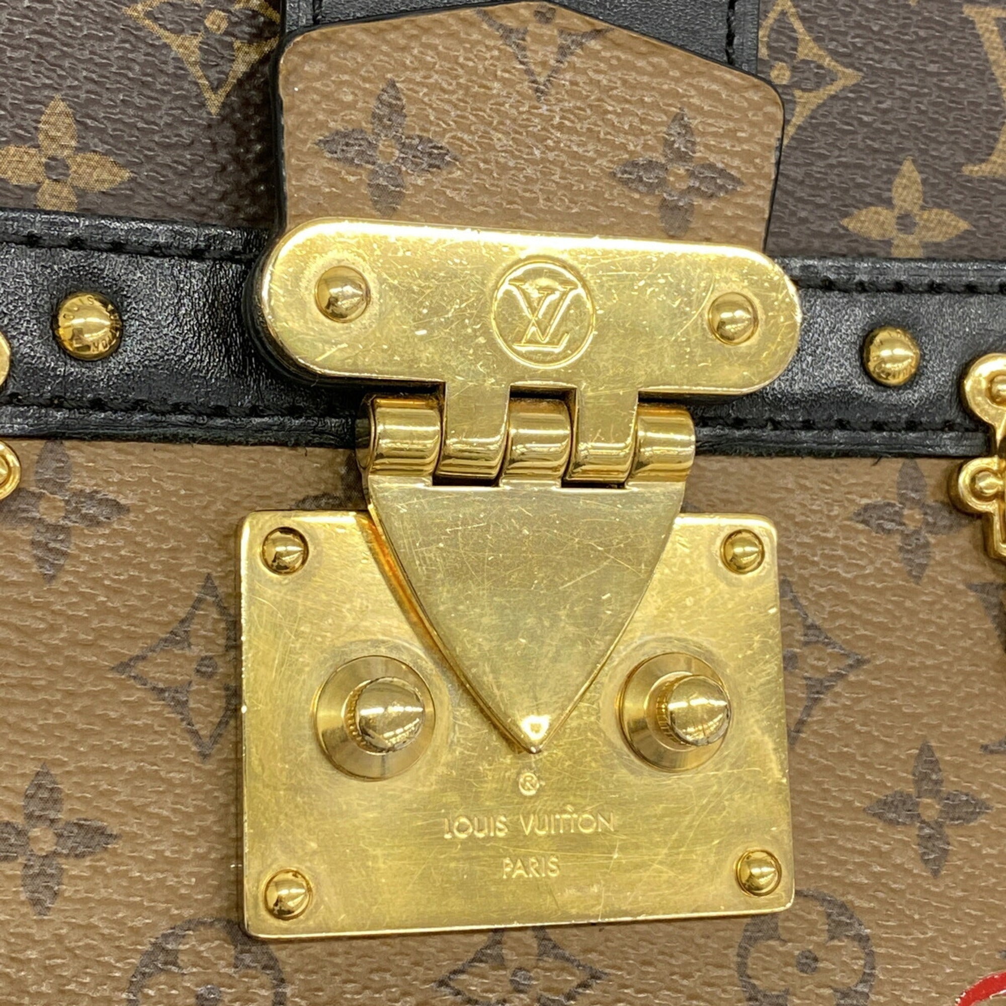 Louis Vuitton Black Brown Shoulder Bag (Pre-Owned)
