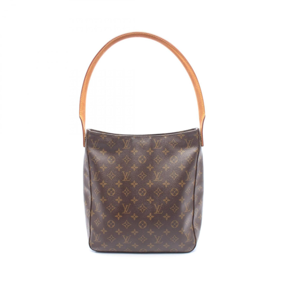 Louis Vuitton Brown Coated Canvas Handbag Shoulder Bag (Pre-Owned)