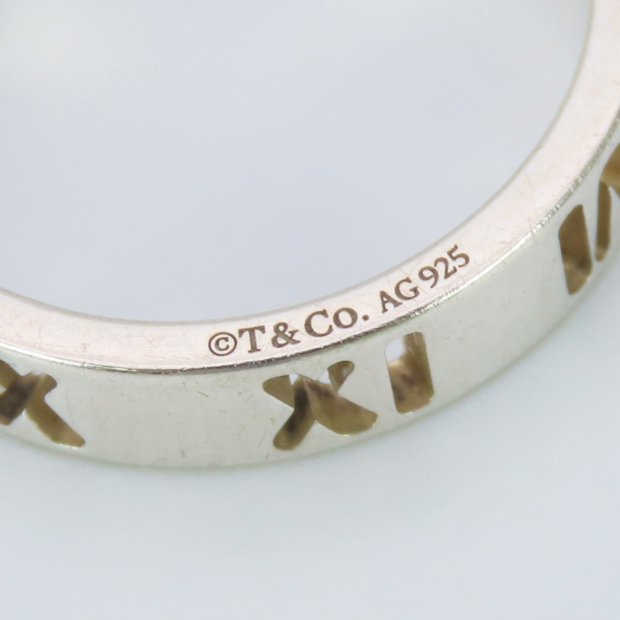 Tiffany Silver Silver 925 Band Ring (Pre-Owned)