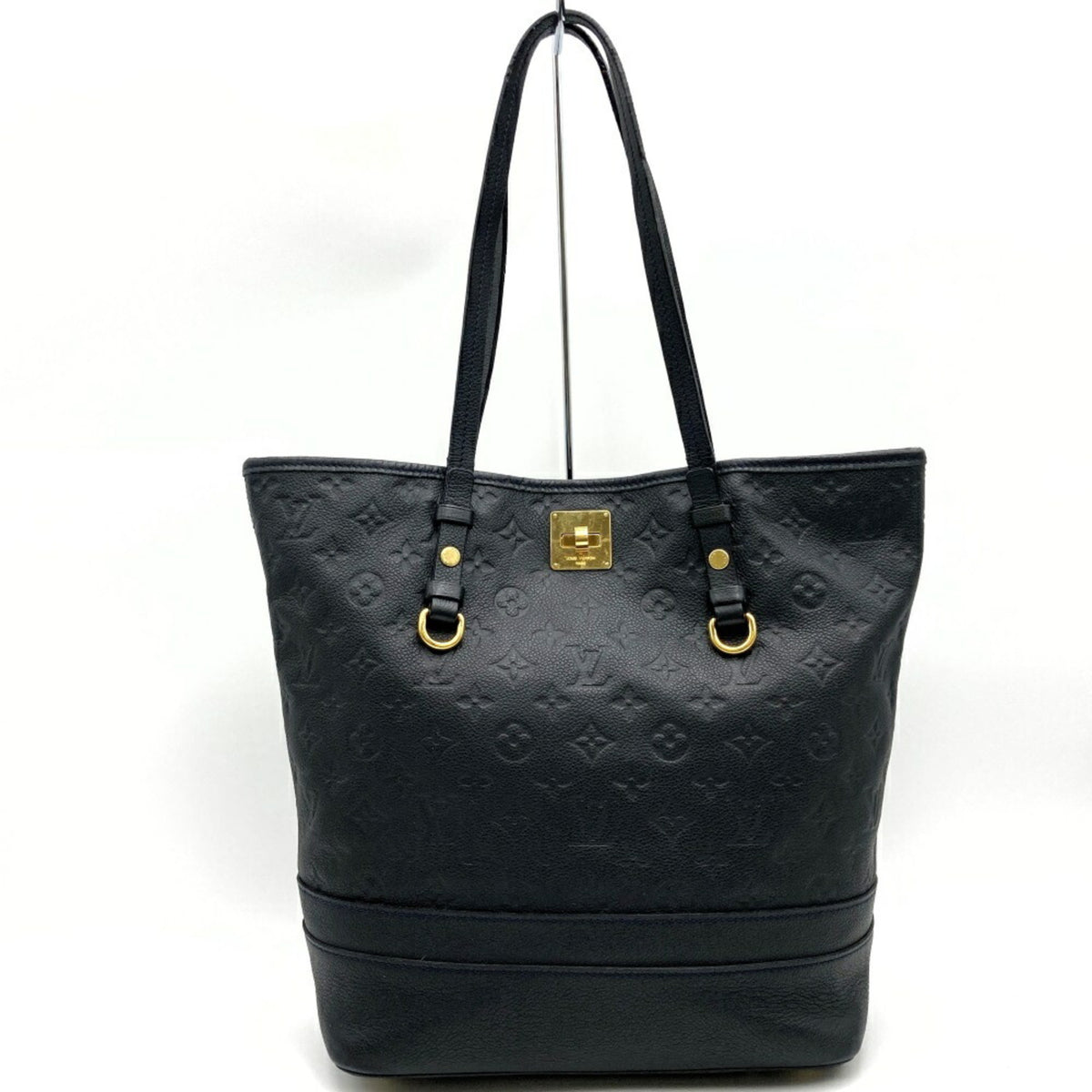 Louis Vuitton Black Infini Monogram Monogram Empreinte Pouch Shoulder Bag Tote Bag (Pre-Owned)