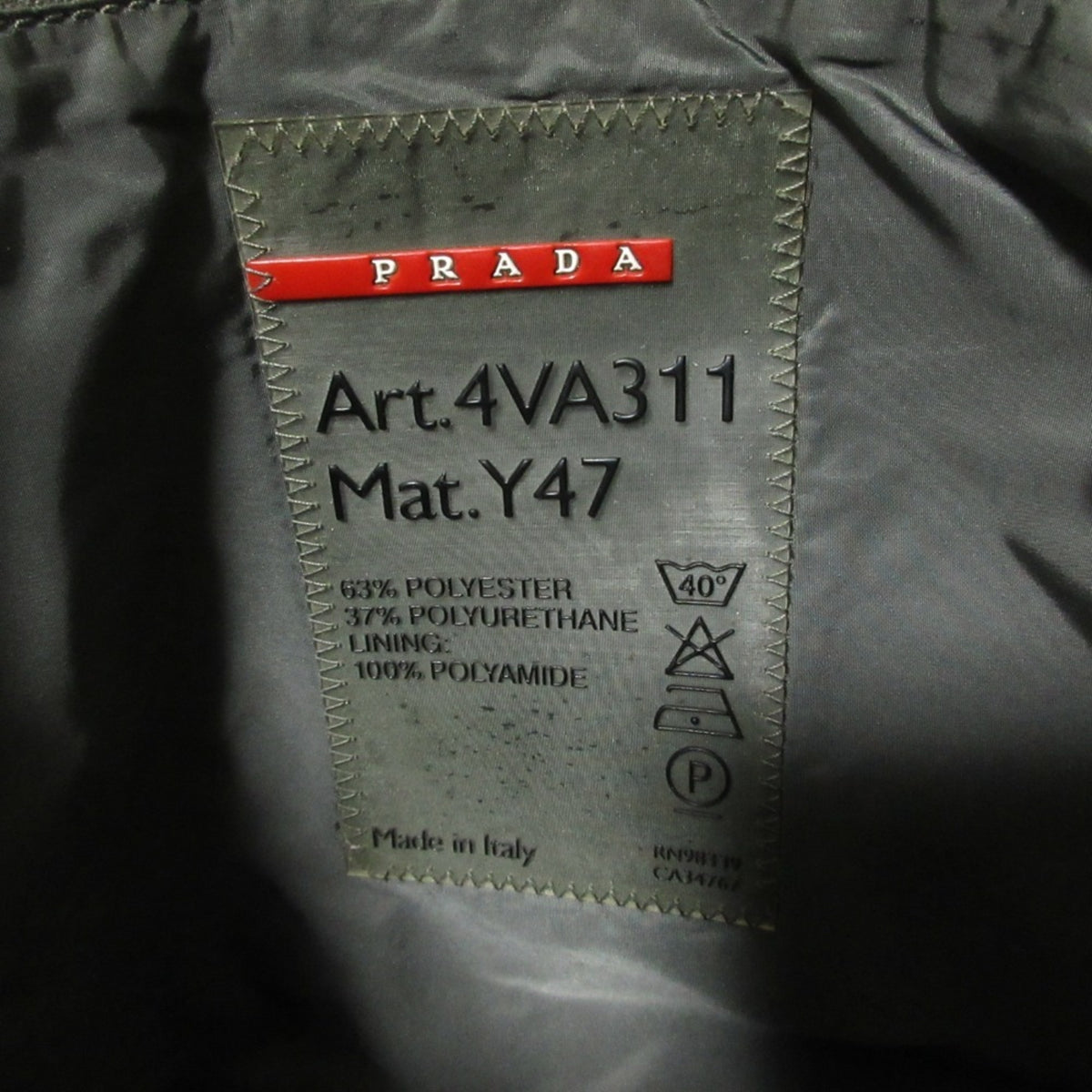 Prada Black Nylon Shoulder Bag (Pre-Owned)