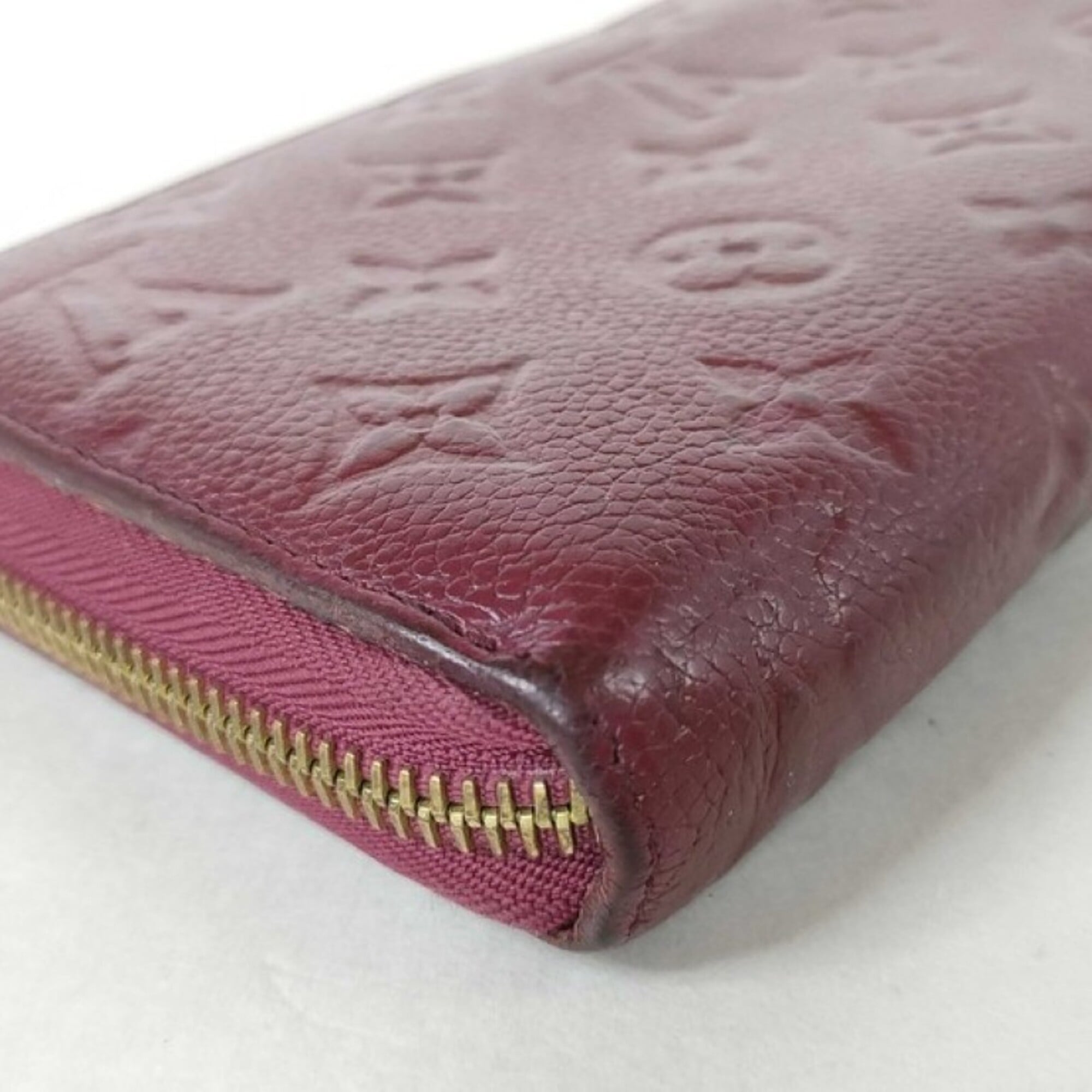 Louis Vuitton Monogram Empreinte Purple Raisin Monogram Empreinte Long Wallet (Bi-Fold) (Pre-Owned)