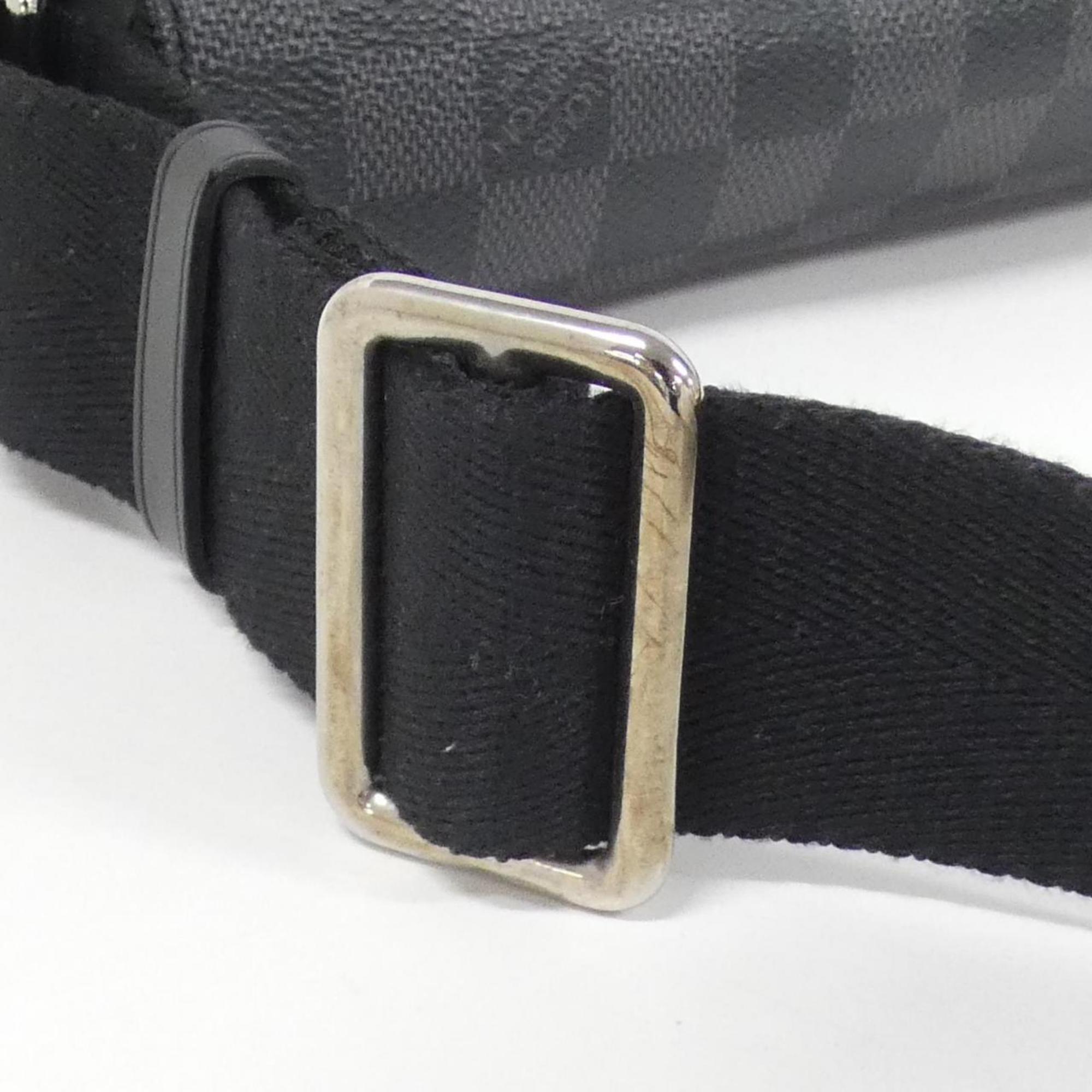 Louis Vuitton Graphite Gray Coated Canvas Shoulder Bag (Pre-Owned)