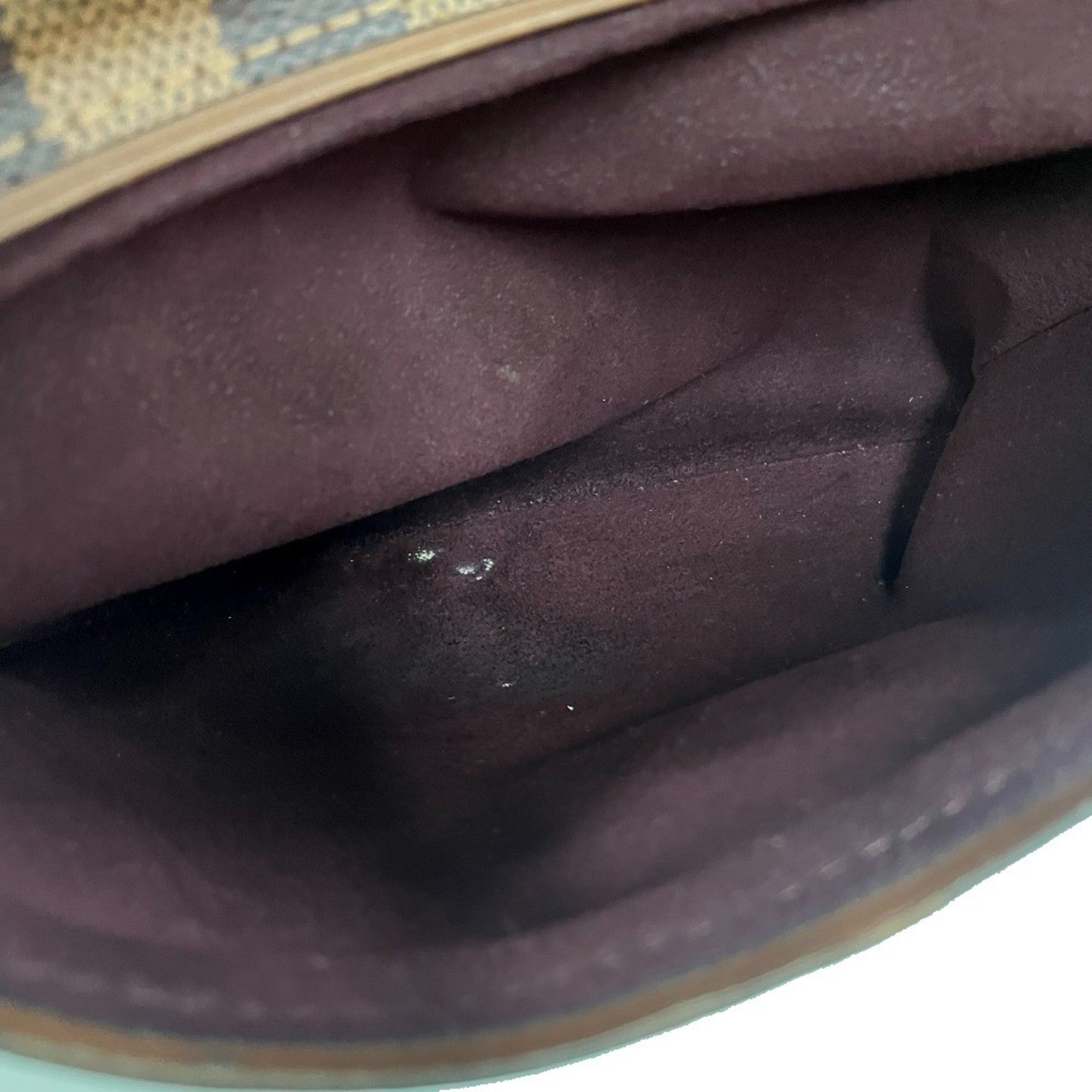 Louis Vuitton Brown Damier Canvas Handbag Tote Bag (Pre-Owned)