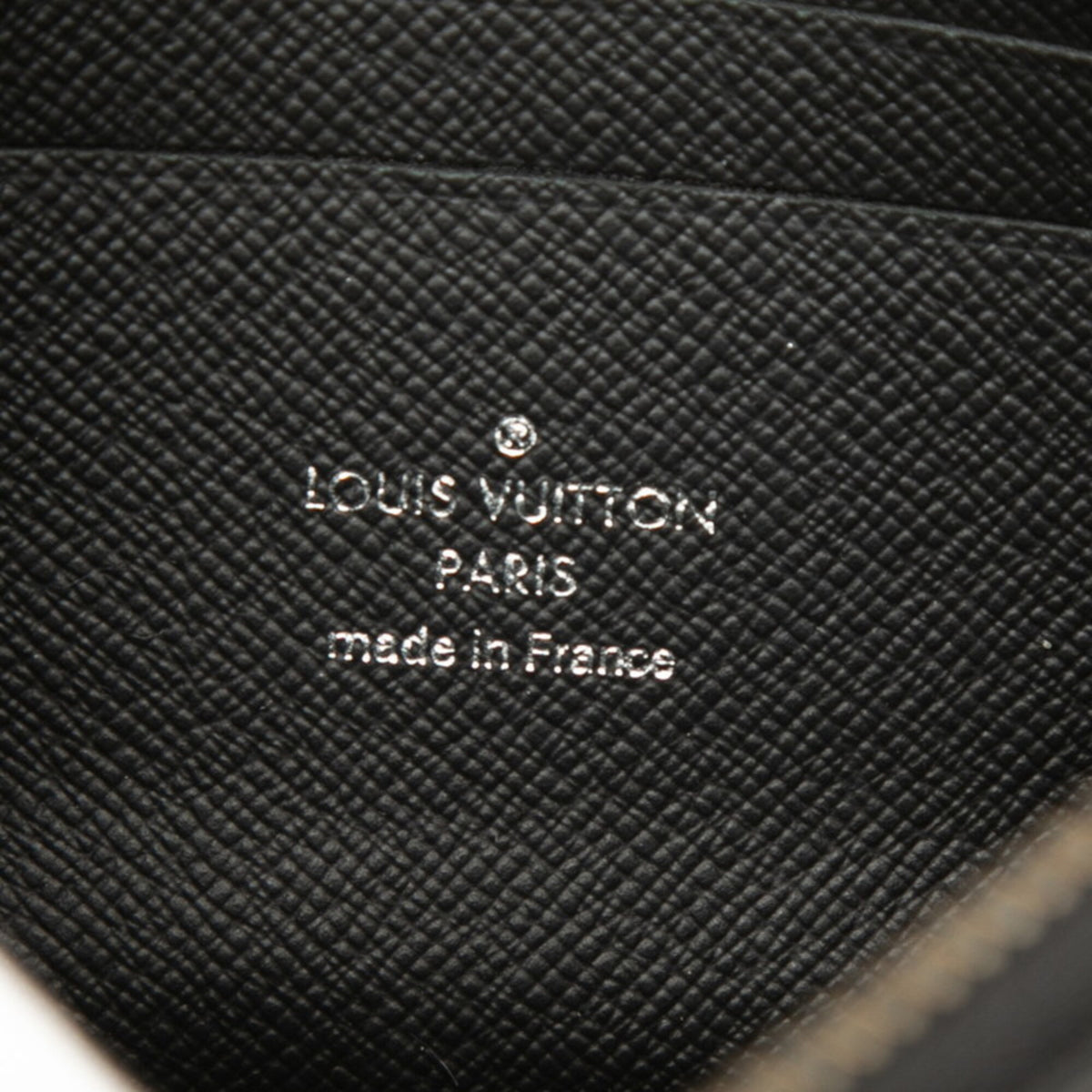Louis Vuitton Black Pvc Leather Clutch Bag Handbag Pochette Pouch (Pre-Owned)
