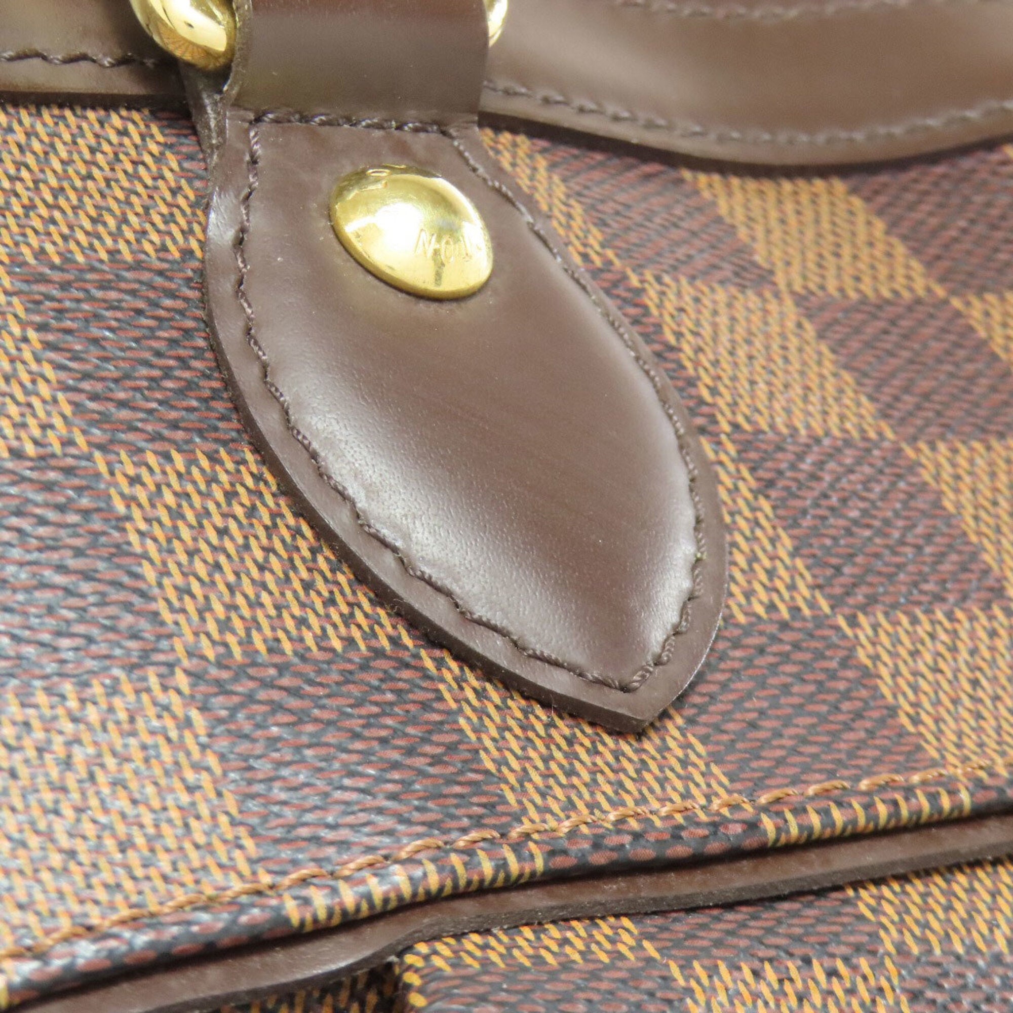 Louis Vuitton Damier Canvas Ebene Damier Canvas Tote Bag (Pre-Owned)
