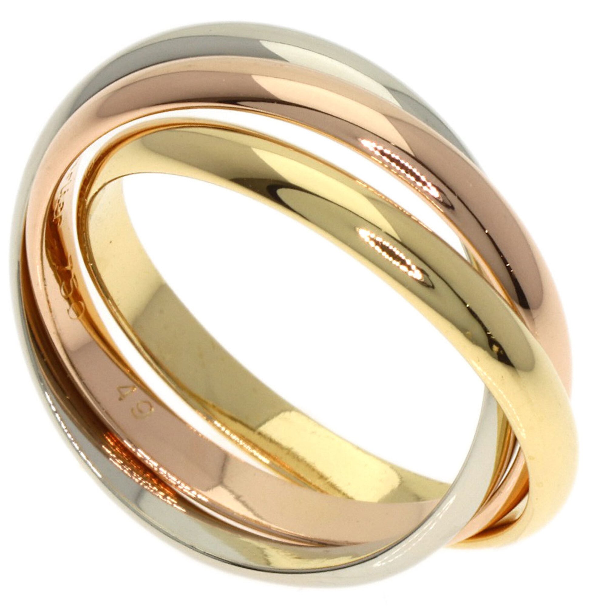 Cartier Yellow Gold (18K) Pink Gold (18K) White Gold (18K) Band Ring (Pre-Owned)