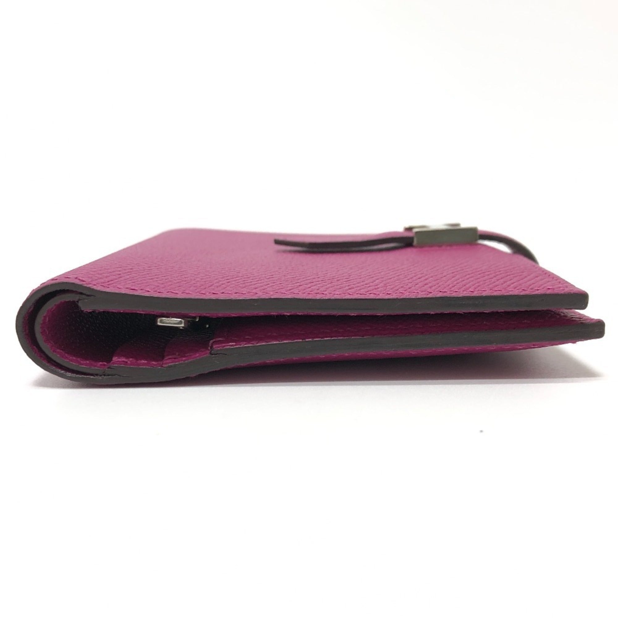 Hermes Bearn Rose Purple Epsom Leather Wallet (Bi-Fold) (Pre-Owned)