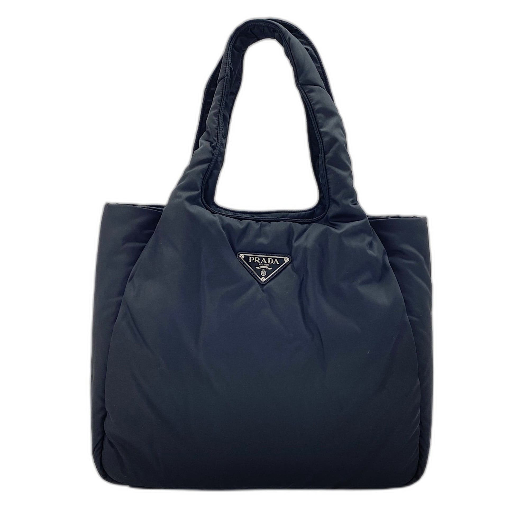 Prada Black Nylon Tote Bag (Pre-Owned)