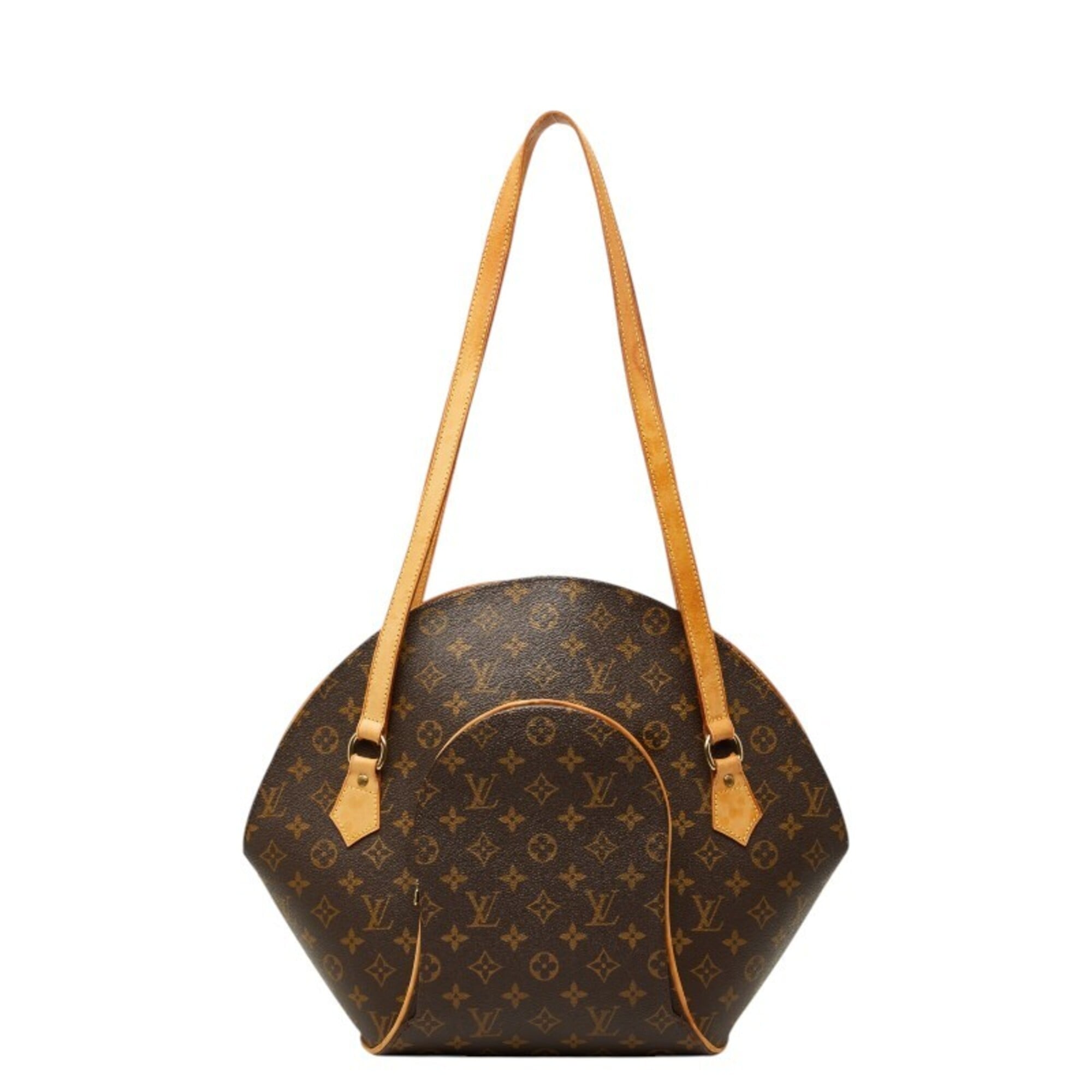 Louis Vuitton Brown Pvc Leather Shoulder Bag Tote Bag (Pre-Owned)