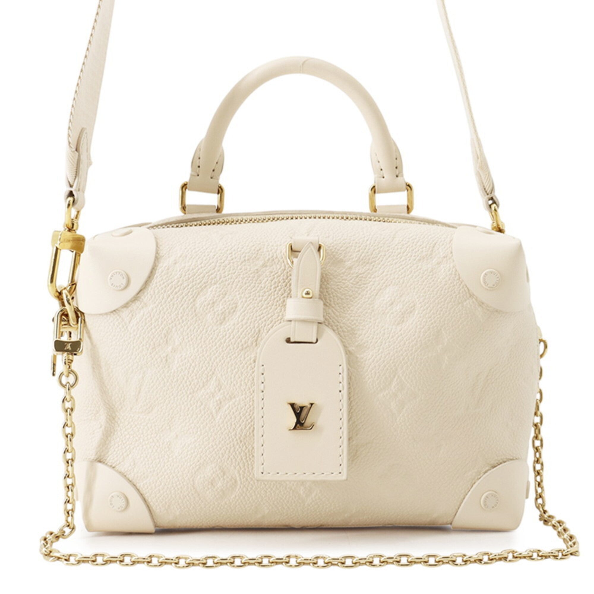 Louis Vuitton White Monogram Empreinte Handbag Shoulder Bag (Pre-Owned)
