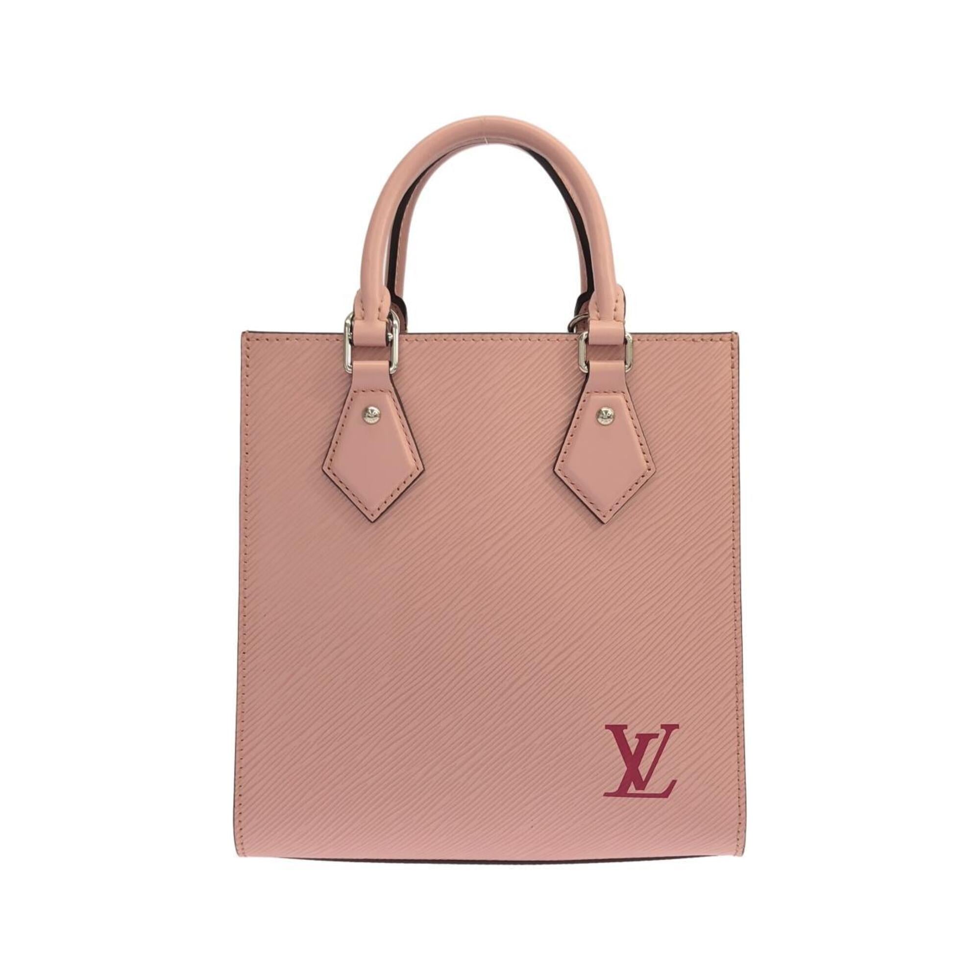 Louis Vuitton Rose Ballerine Leather Handbag (Pre-Owned)