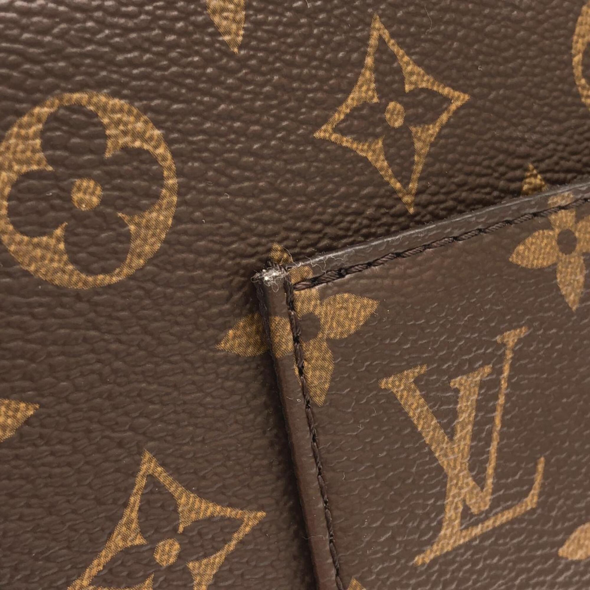 Louis Vuitton Brown Coated Canvas Handbag (Pre-Owned)
