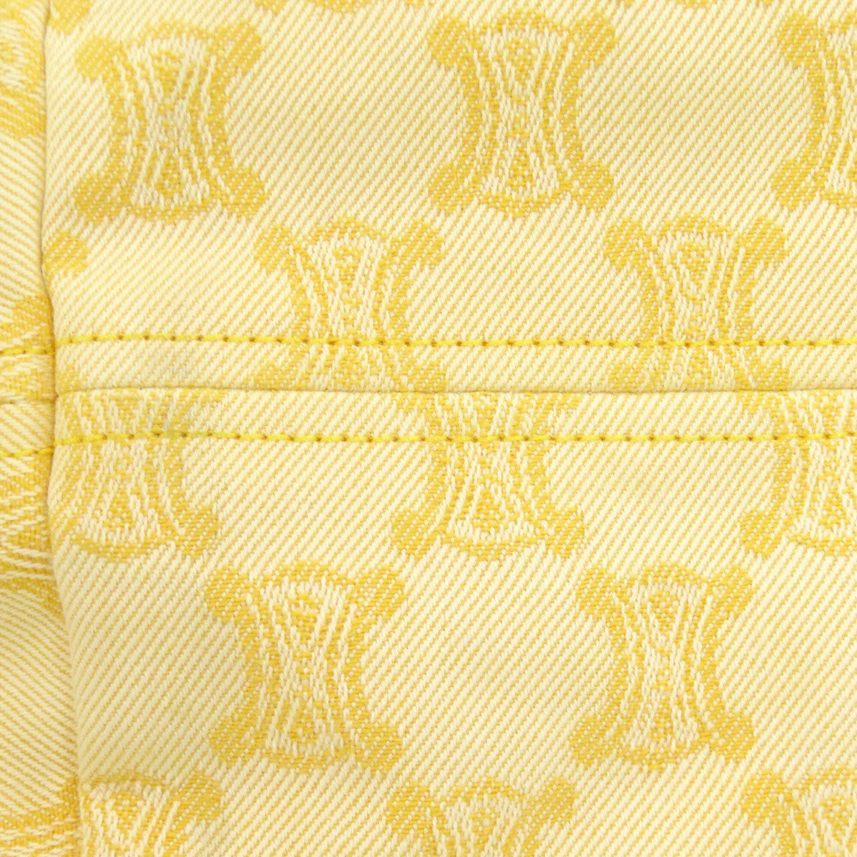 Celine Yellow Canvas Tote Bag (Pre-Owned)