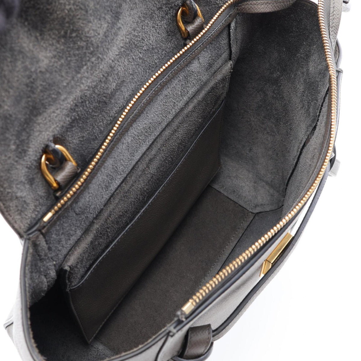 Celine Gray Leather Handbag (Pre-Owned)