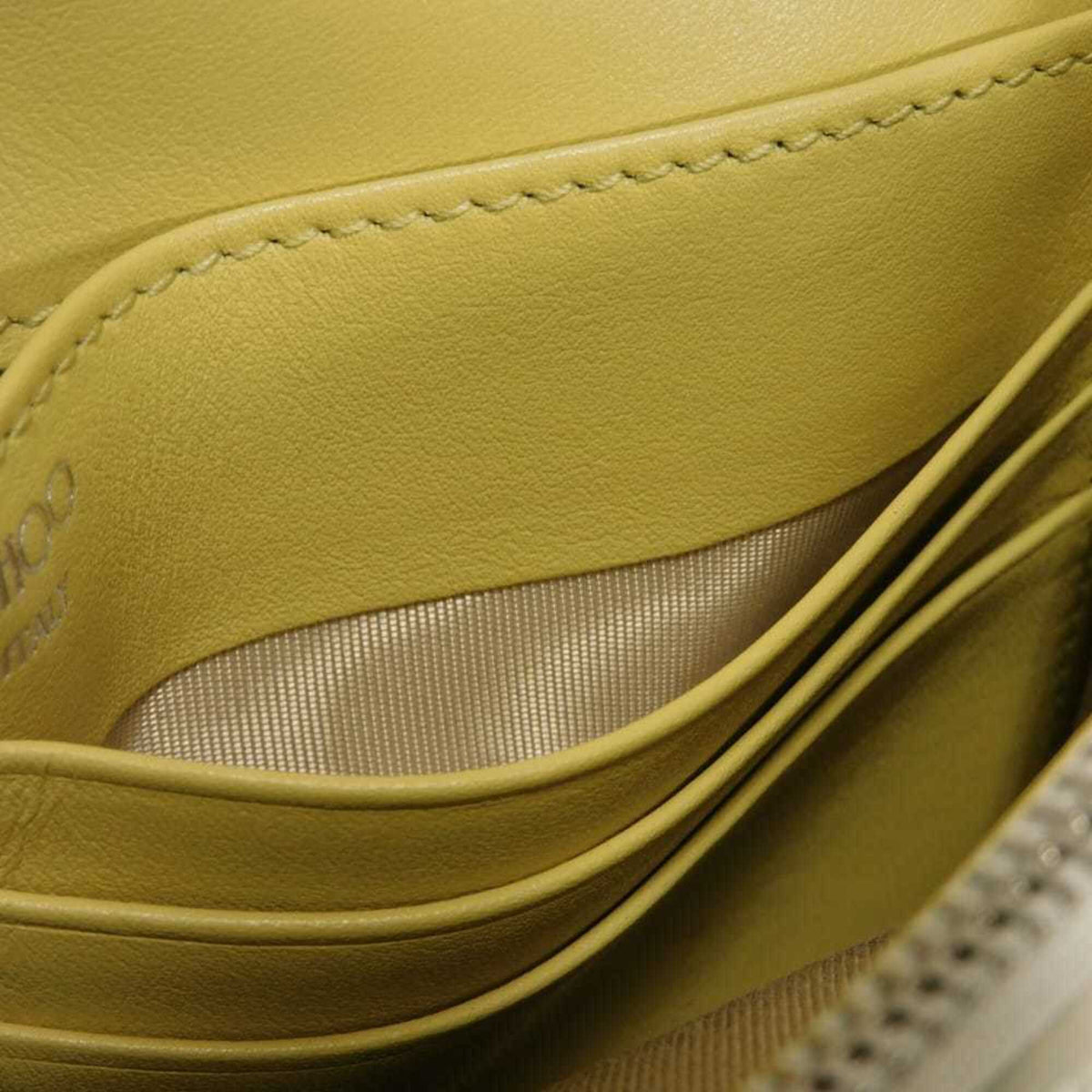 Jimmy Choo Ivory White Leather Shoulder Bag (Pre-Owned)