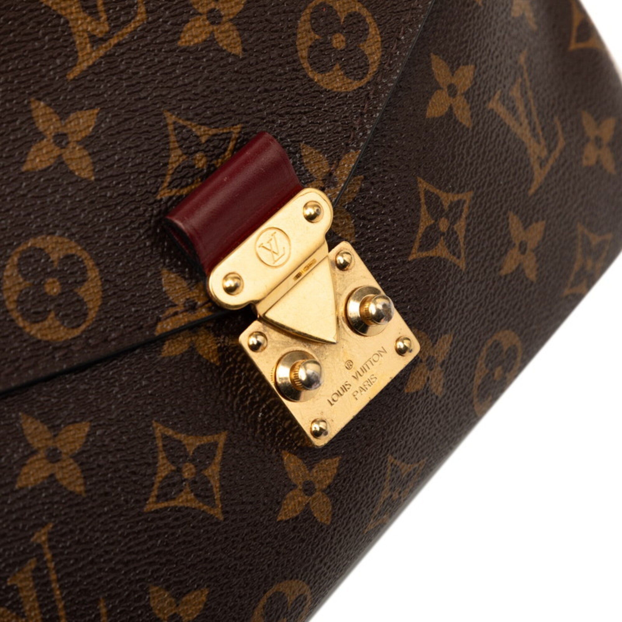 Louis Vuitton Brown Multi-Color Pvc Leather Handbag Pochette Shoulder Bag (Pre-Owned)