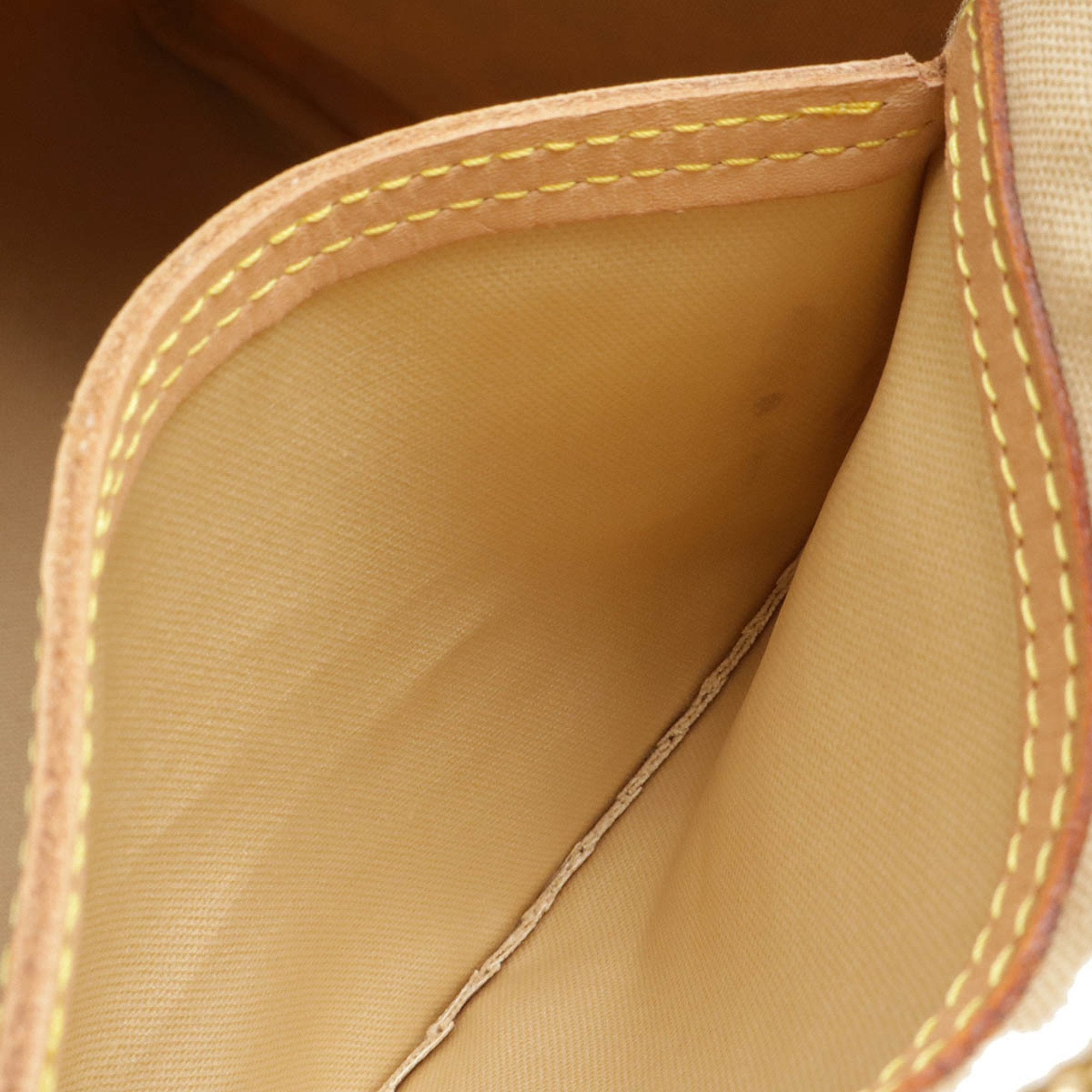 Louis Vuitton Ivory Damier Azur Boston Bag Handbag (Pre-Owned)