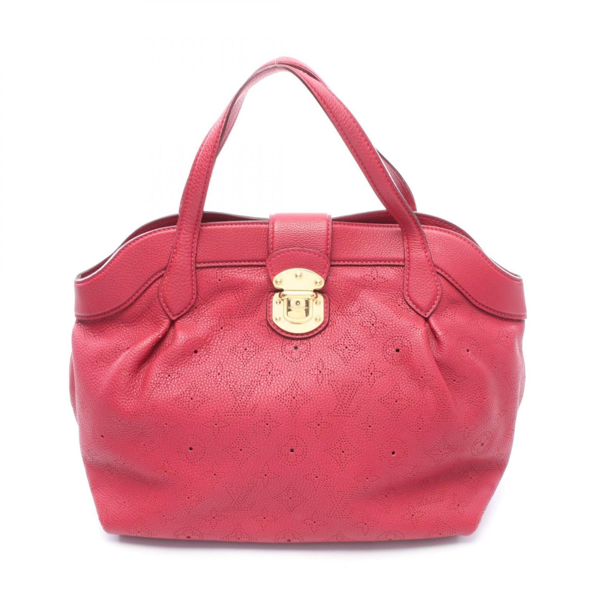 Louis Vuitton Pink Mahina Leather Handbag (Pre-Owned)