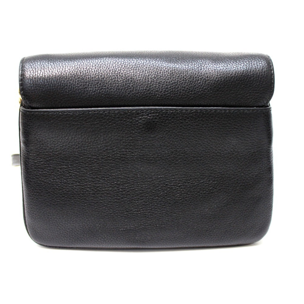 Michael Kors Black Leather Pochette Shoulder Bag (Pre-Owned)