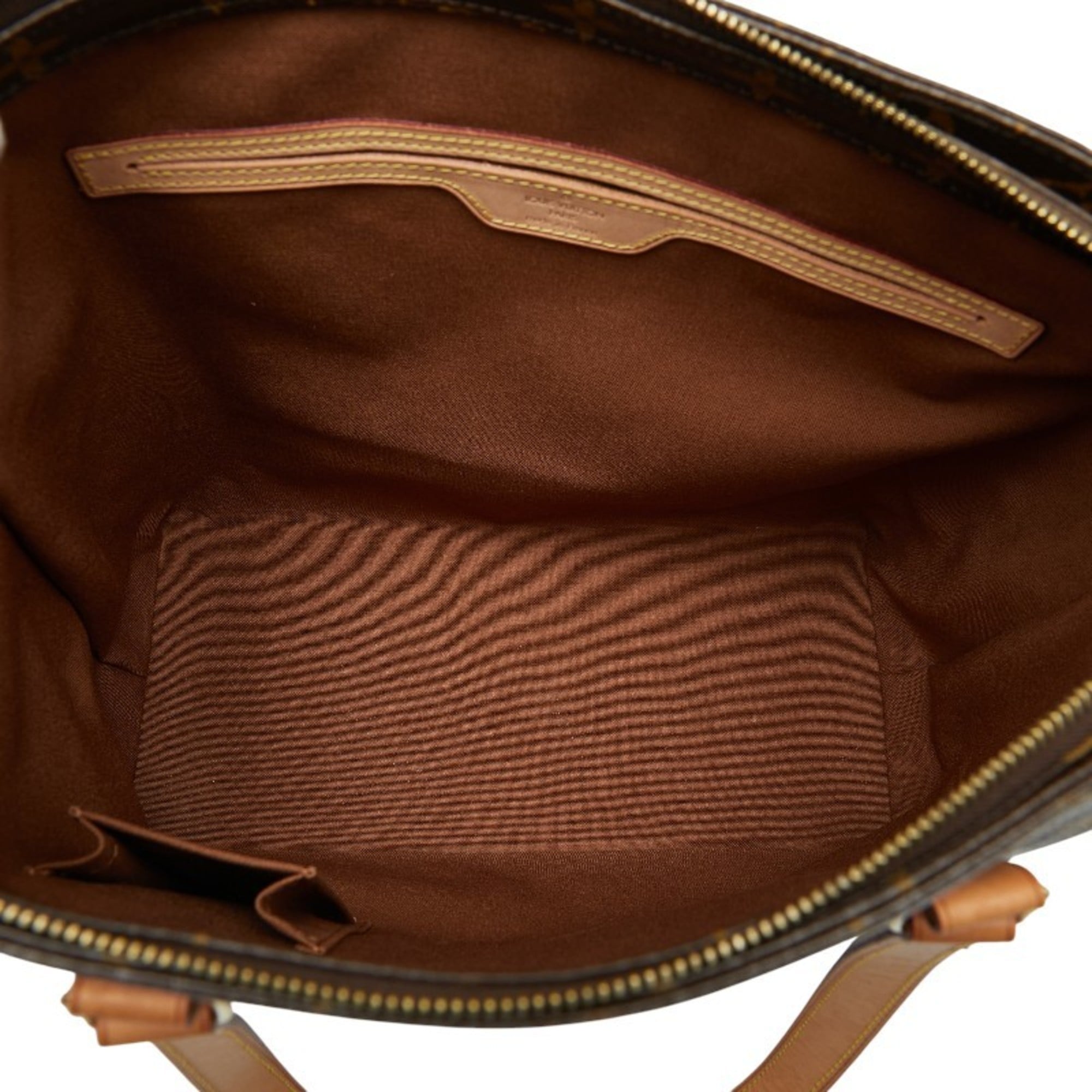 Louis Vuitton Brown Pvc Leather Shoulder Bag Tote Bag (Pre-Owned)
