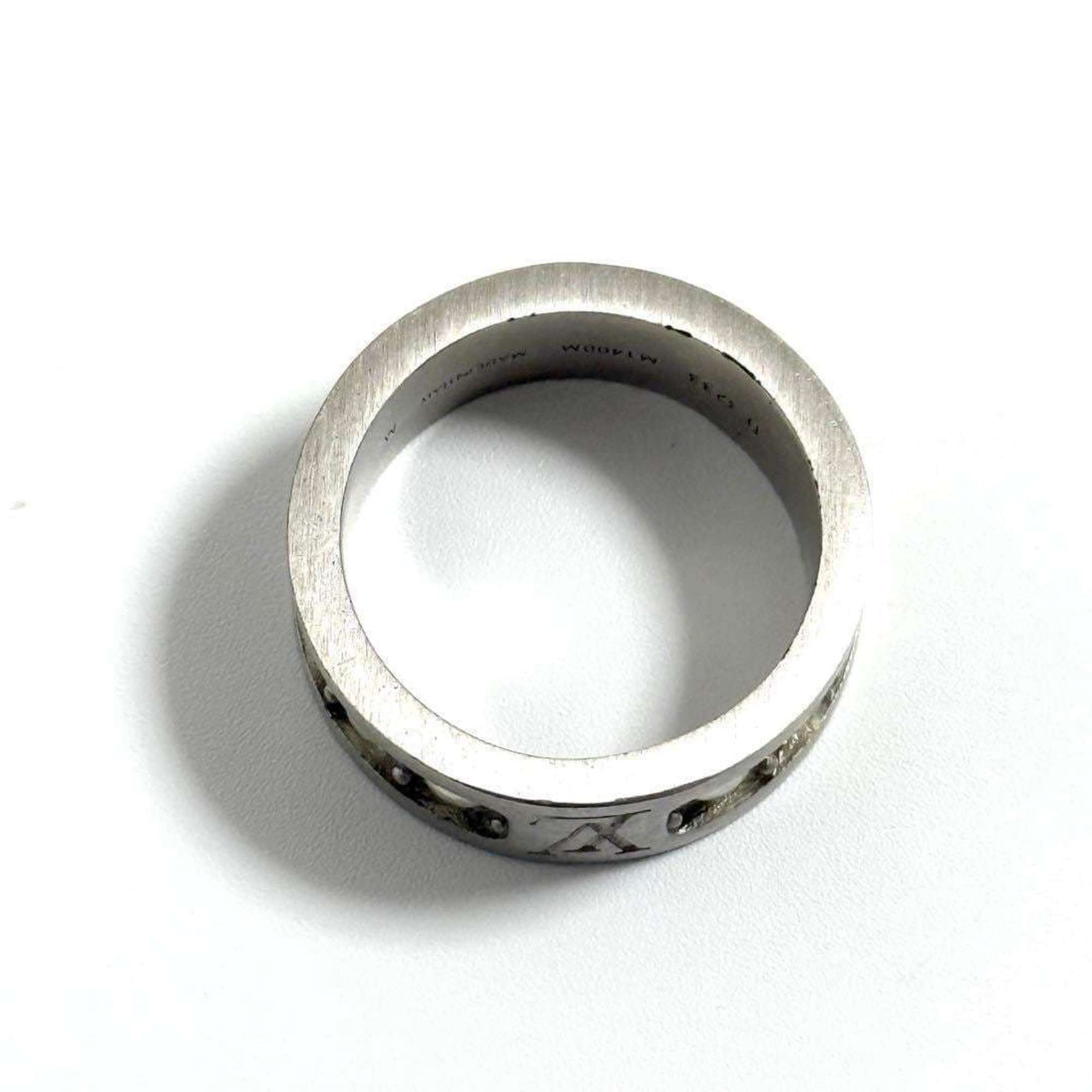 Louis Vuitton Artificial Pearl Metal Band Ring (Pre-Owned)