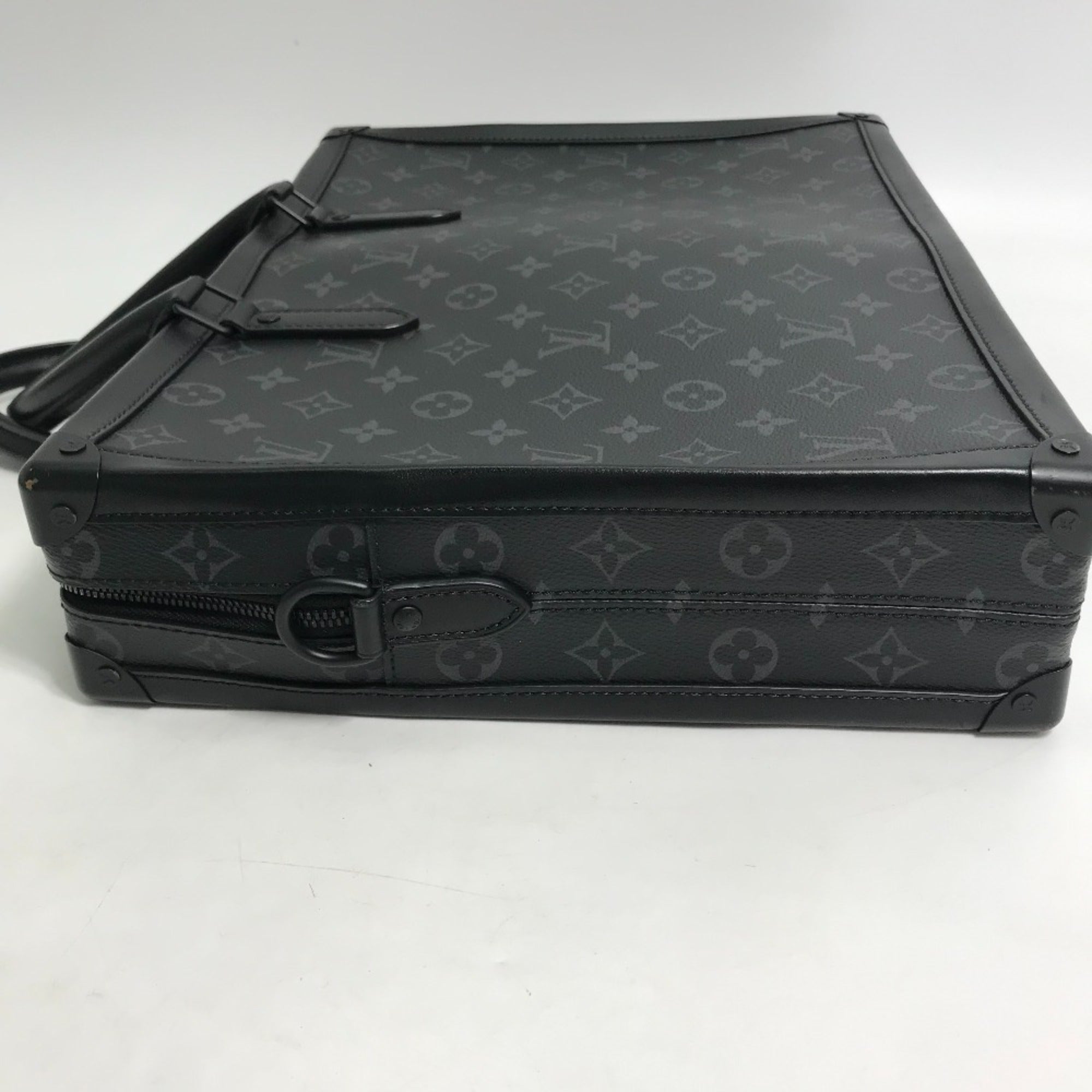 Louis Vuitton Monogram Eclipse Black Monogram Eclipse Briefcase Handbag Shoulder Bag (Pre-Owned)