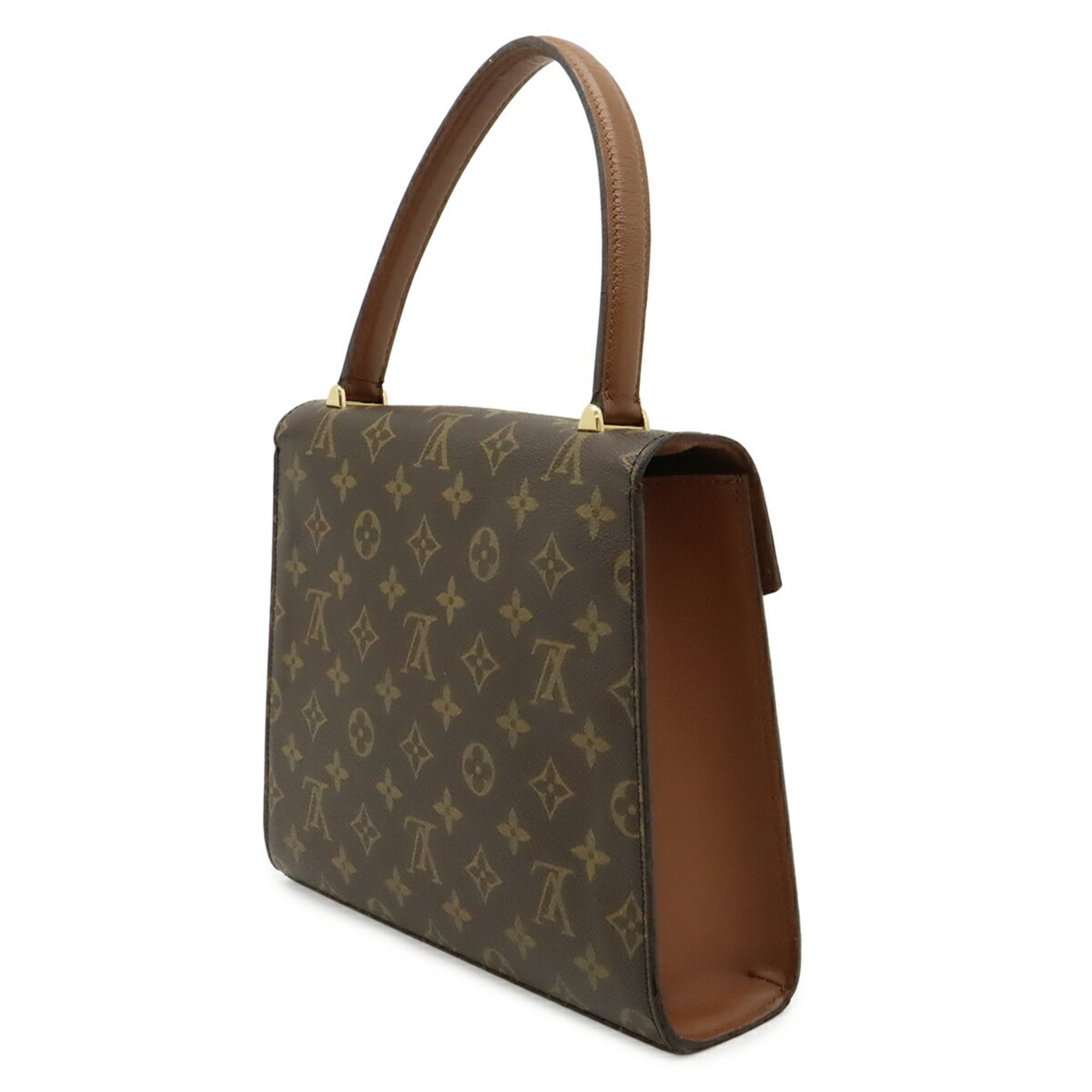Louis Vuitton Brown Monogram Canvas Pvc Coated Canvas Handbag (Pre-Owned)