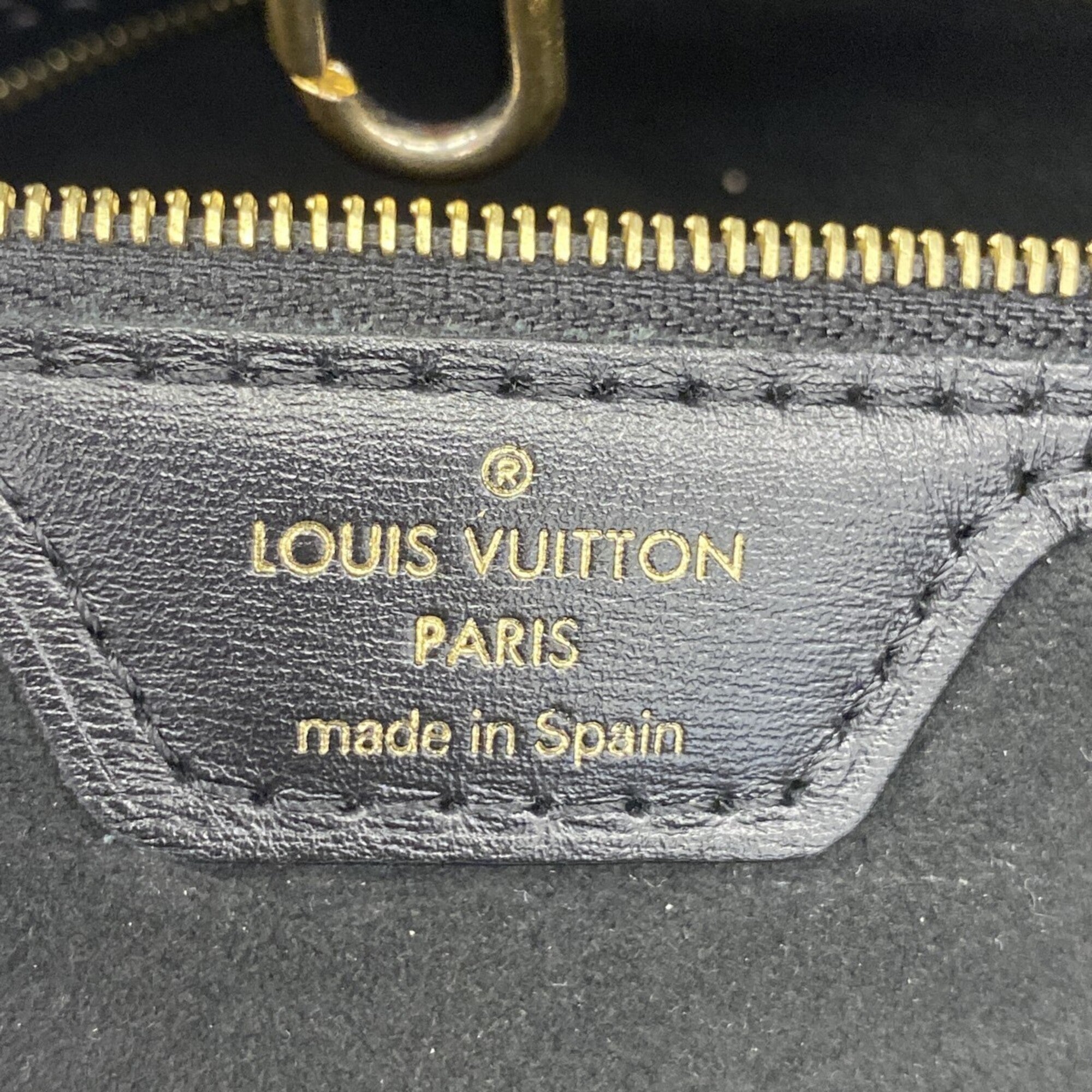 Louis Vuitton Black Gray Tote Bag (Pre-Owned)