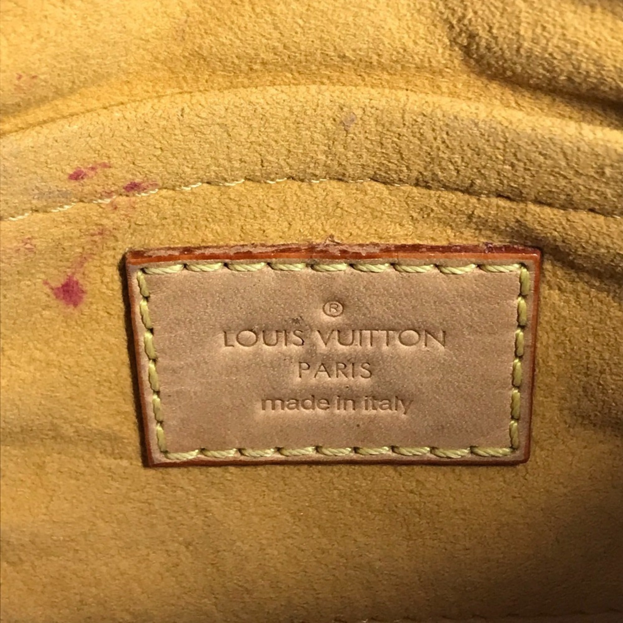 Louis Vuitton Monogram Denim Blue Monogram Denim Handbag (Pre-Owned)